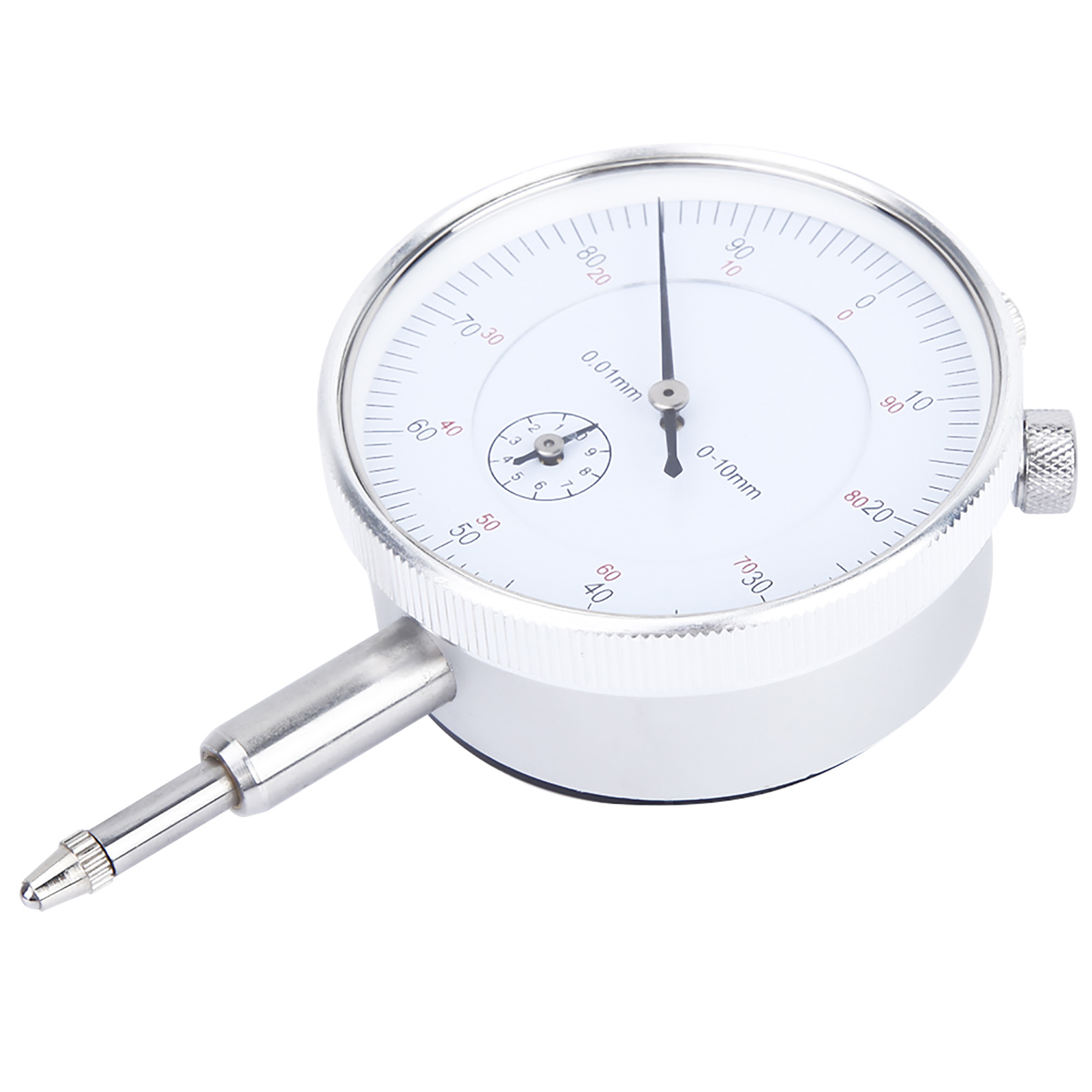 Comparateur À Cadran Mécanique 0-10 Mm, Échelle De Mesure De 0,01 Mm