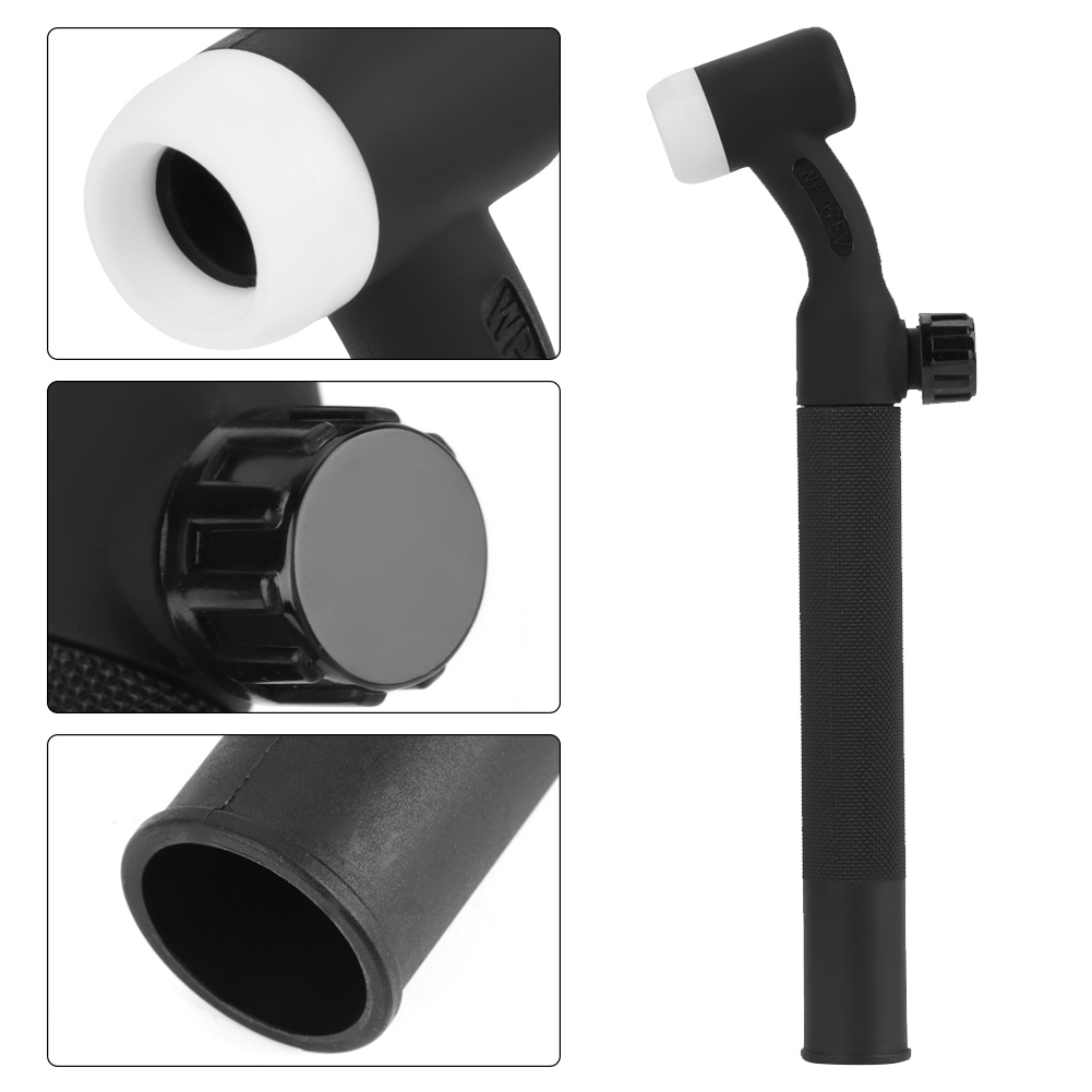 Torche De Soudage Tig Wp-17fv Avec Tête Flexible Et Valve, Refroidie Par Air, Accessoire De Soudage Tig