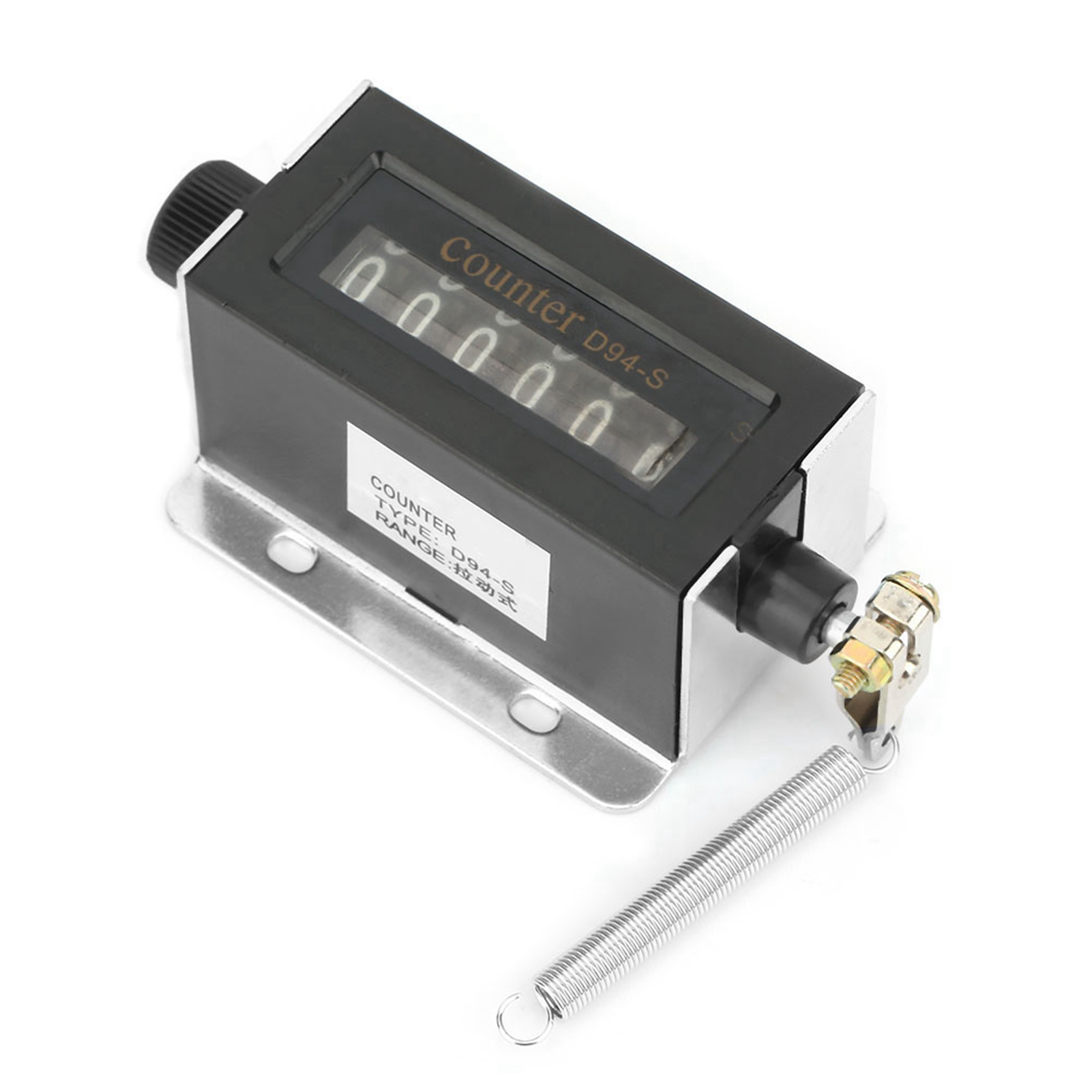 Compteur Mécanique À Tirage Réinitialisable À 6 Chiffres D94-s 0-999999