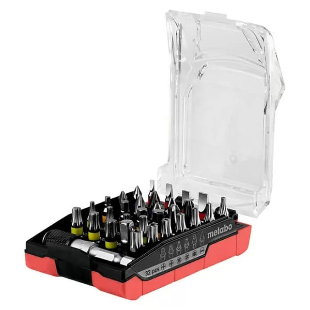 Metabo Battery Bit Box Set 32 Pieces