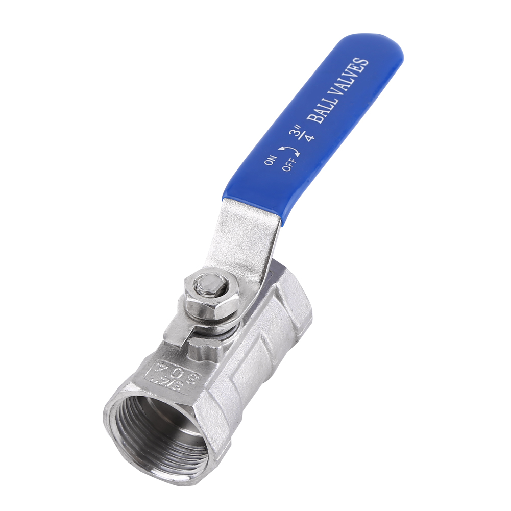 Vanne À Bille Pour Tuyau De Réservoir, Filetage Femelle Sanitaire En Acier Inoxydable 304 (3/4" Bsp)