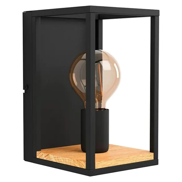 EGLO LIBERTAD Wandleuchte, schwarz, braun