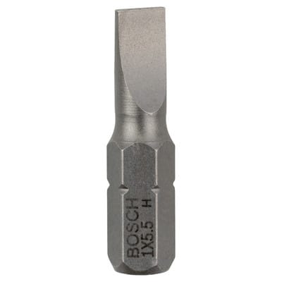 Bosch Flat Bits 5.5 mm extra hard 1.0 x 5.5 25mm 25 pcs.