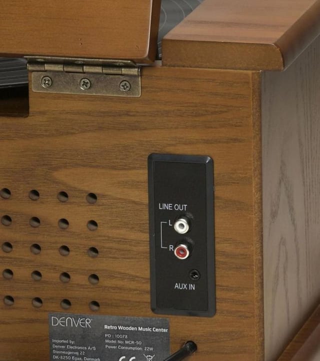 DENVER MCR-50 - Retro music system - LP - CD - FM