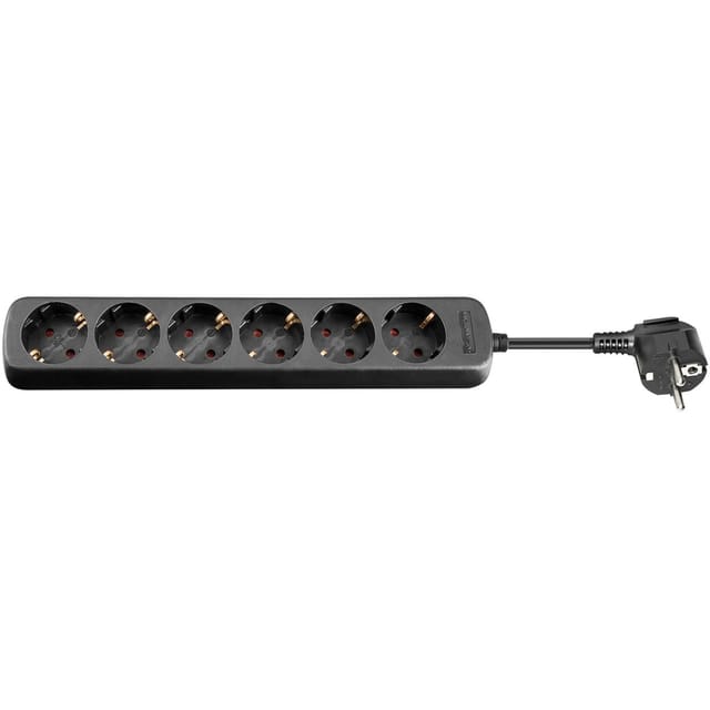 Pro AC power strip - 5 m - Schwarz