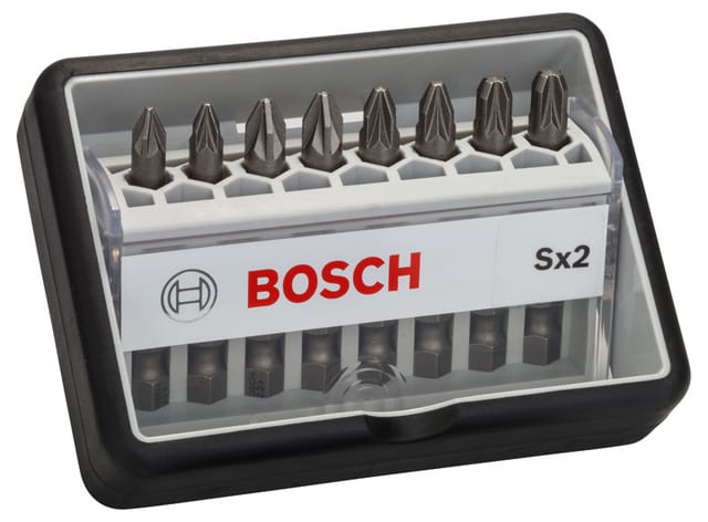 Bosch Bit set SX2 PZ1/2/3 XH 49 mm 8 pcs.
