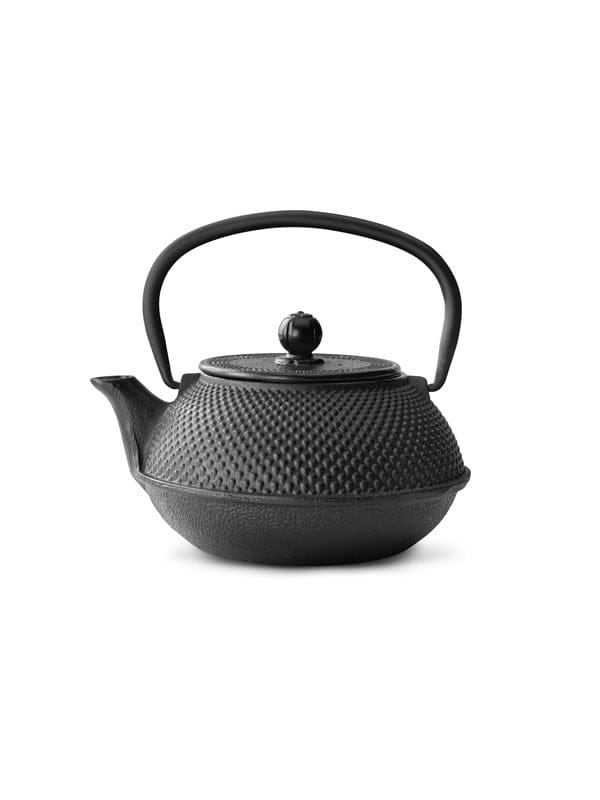 bredemeijer Teekanne, schwarz, Gusseisen, 0,8L, JANG