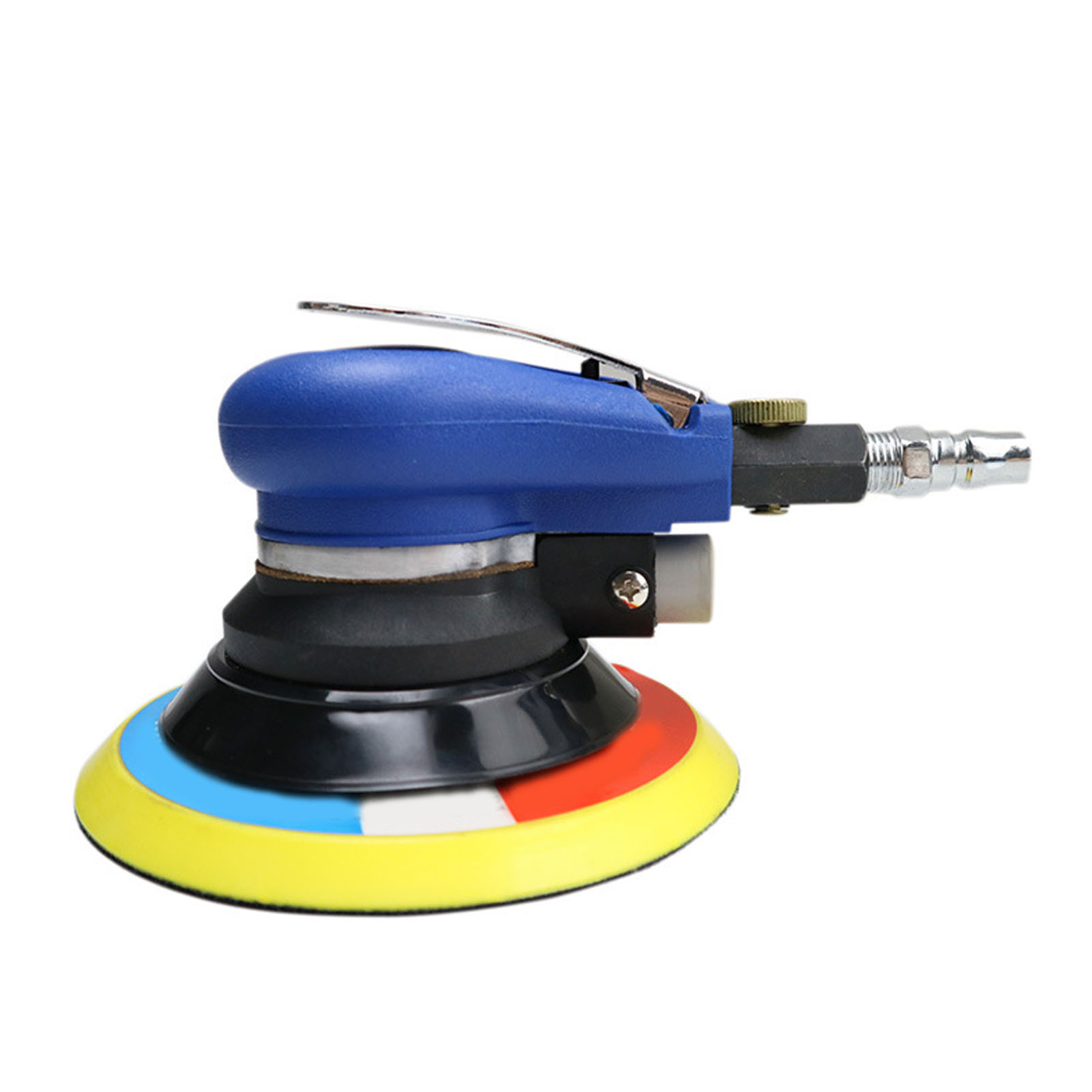 Druckluftschleifer Mit 1500 U/min, Leicht, Ergonomisch, 15 Cm (6 Zoll) Stahlrotor, Mit Schleifpapier.