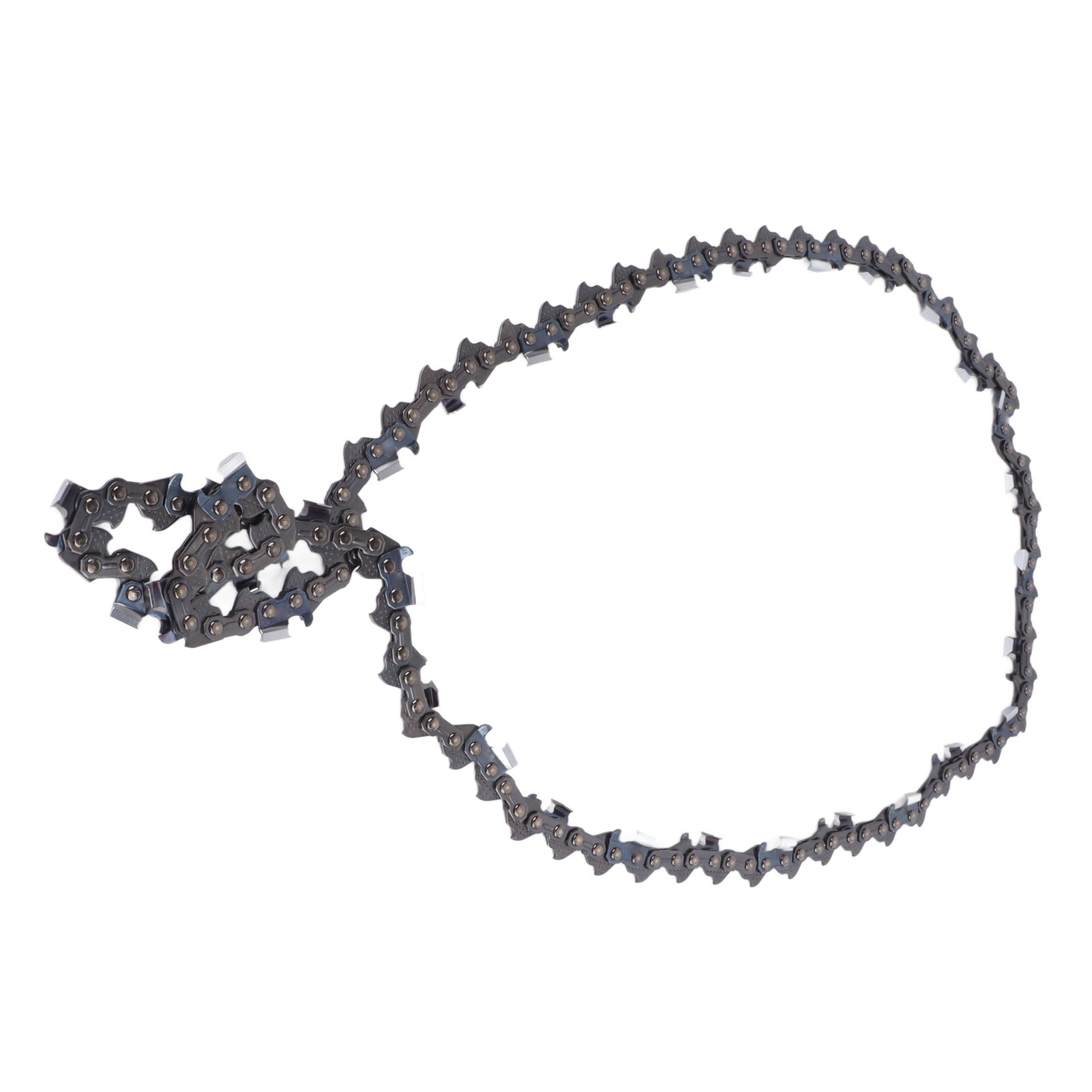 3/8" Metall-kettensägekette, Stabil, Scharf Und Präzise, 68 Treibglieder, 34 Klingen, Für Forst- Und Holzbearbeitung.