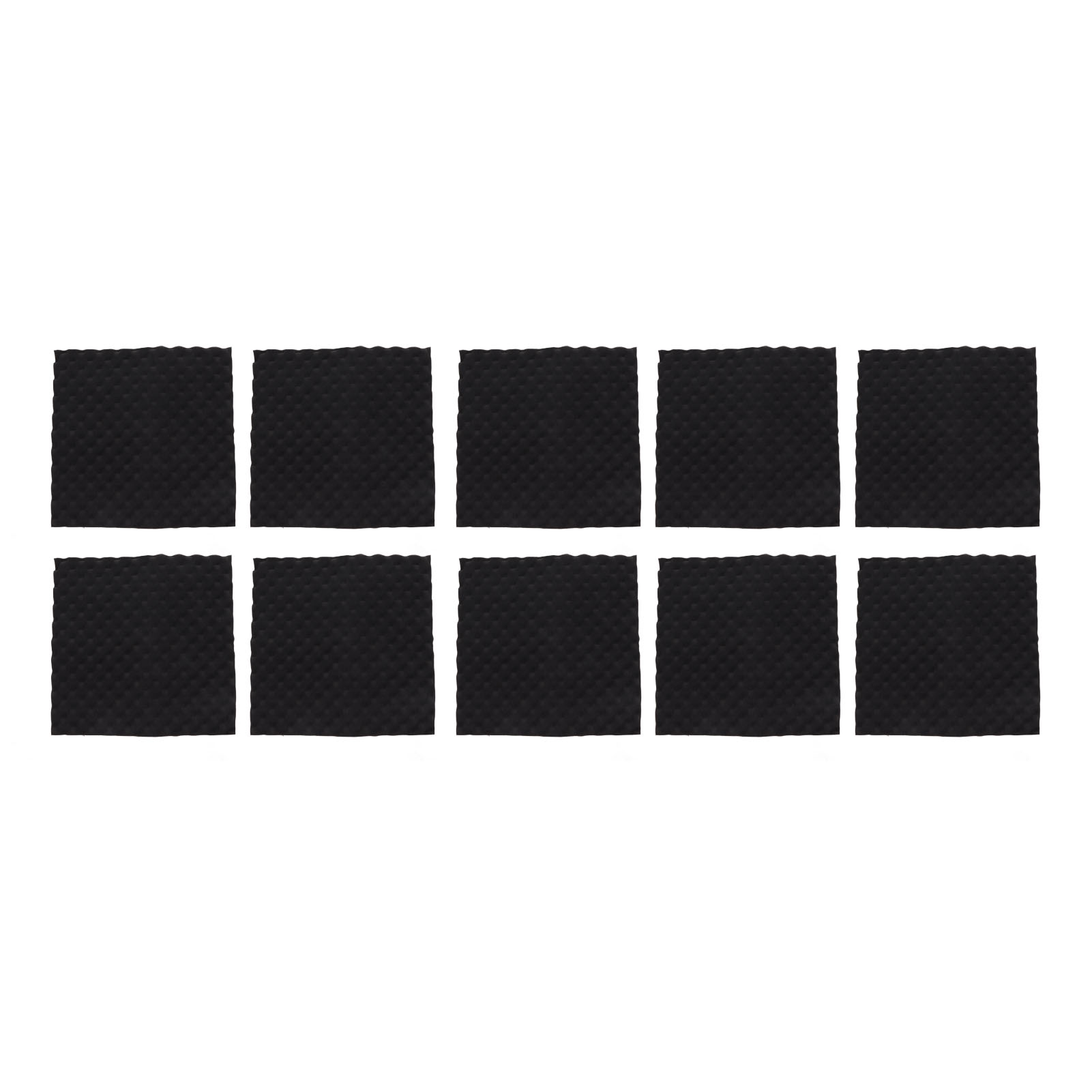 Set Mit 10 Akustikpaneelen Aus Absorbierendem Schaumstoff Zur Schalldämmung Und Für Heimstudios.