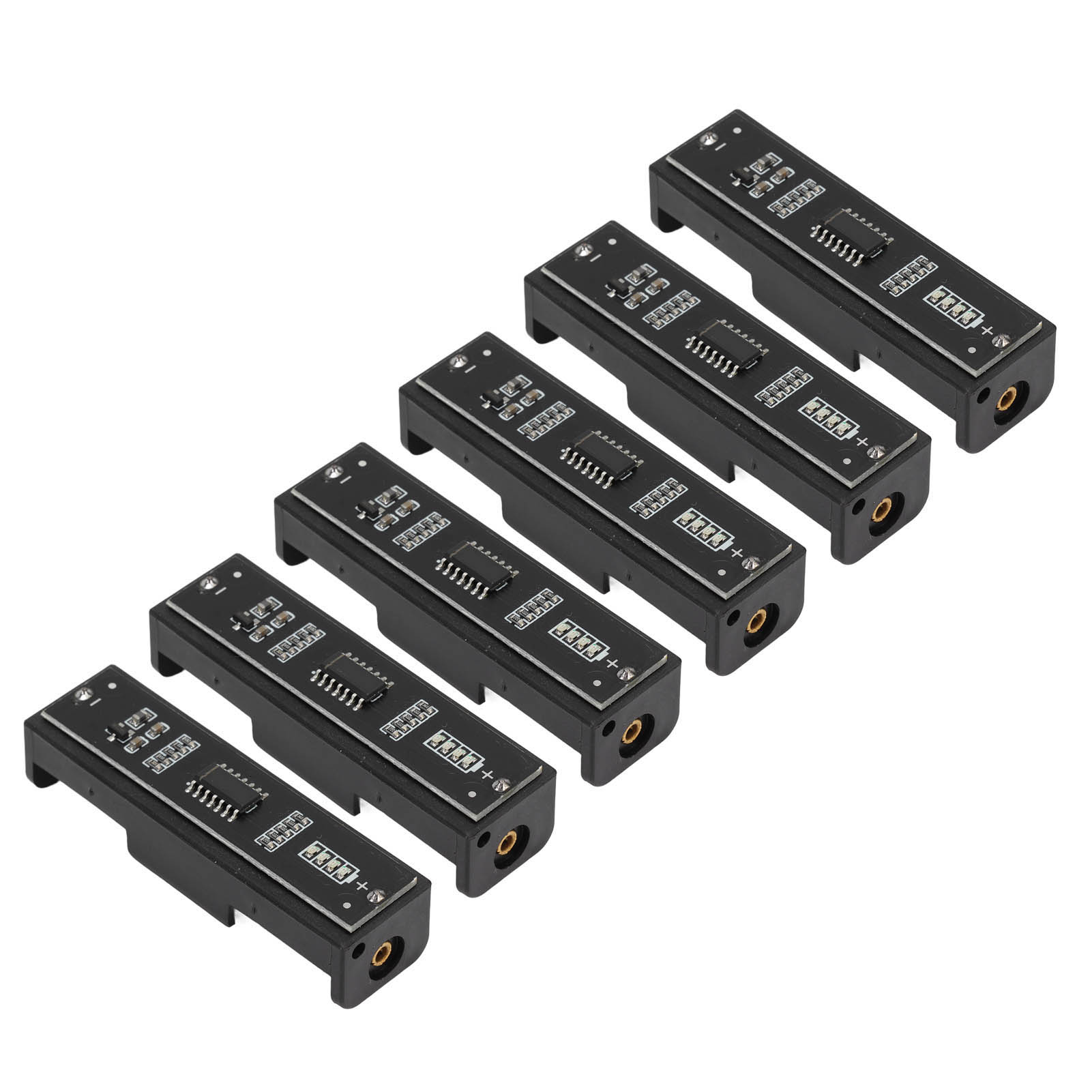 Präziser Tragbarer Batterietester, 6 Stück, 4 Kontrollleuchten, Kompatibel Mit Aa- Und Aaa-batterien.