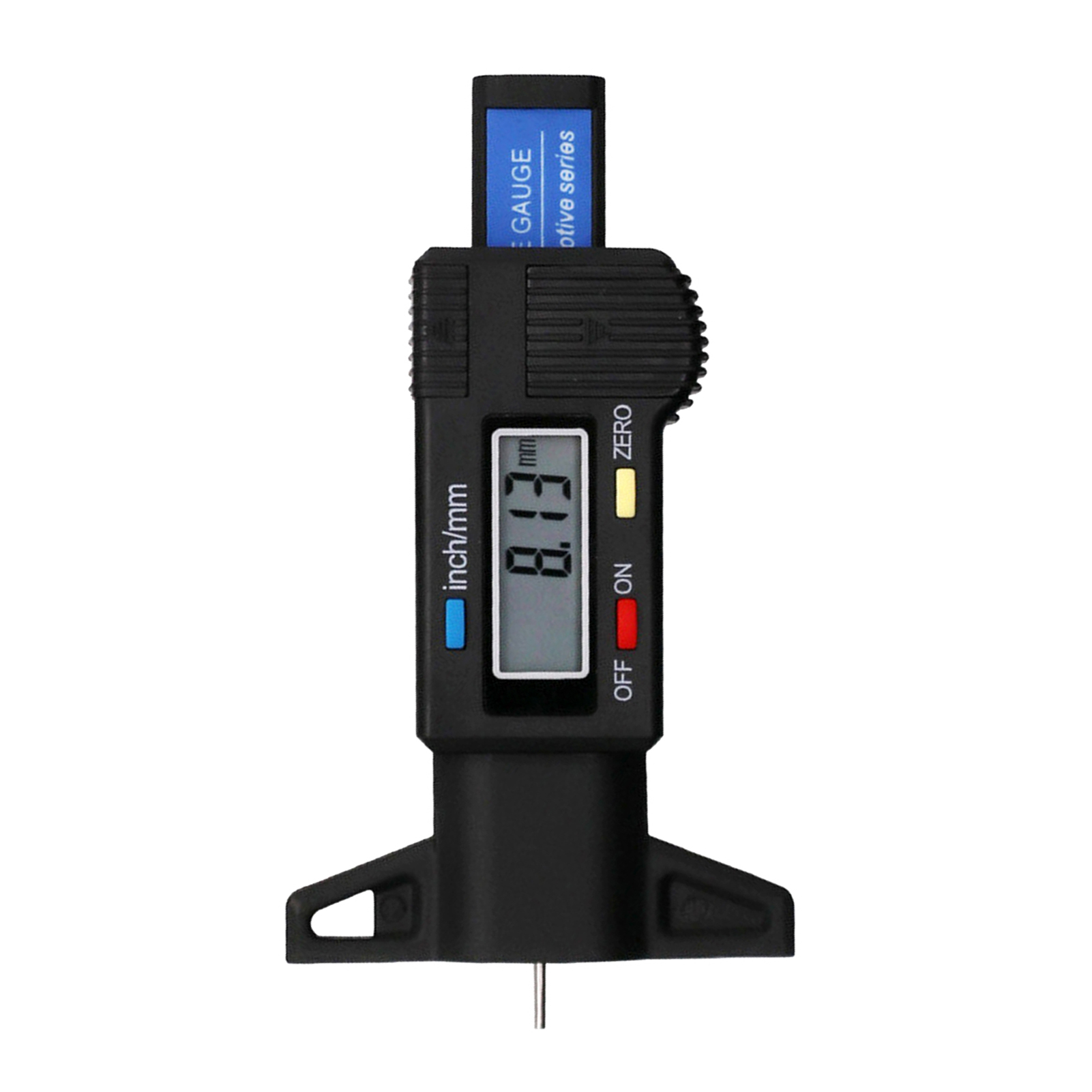 Schwarzes Digitales Display Zur Messung Der Profiltiefe Von Elektroautoreifen, Kfz-profiltiefenmesser 0–25,4 Mm