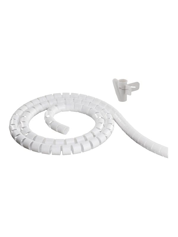 Deltaco Nylon cable cover 10m white