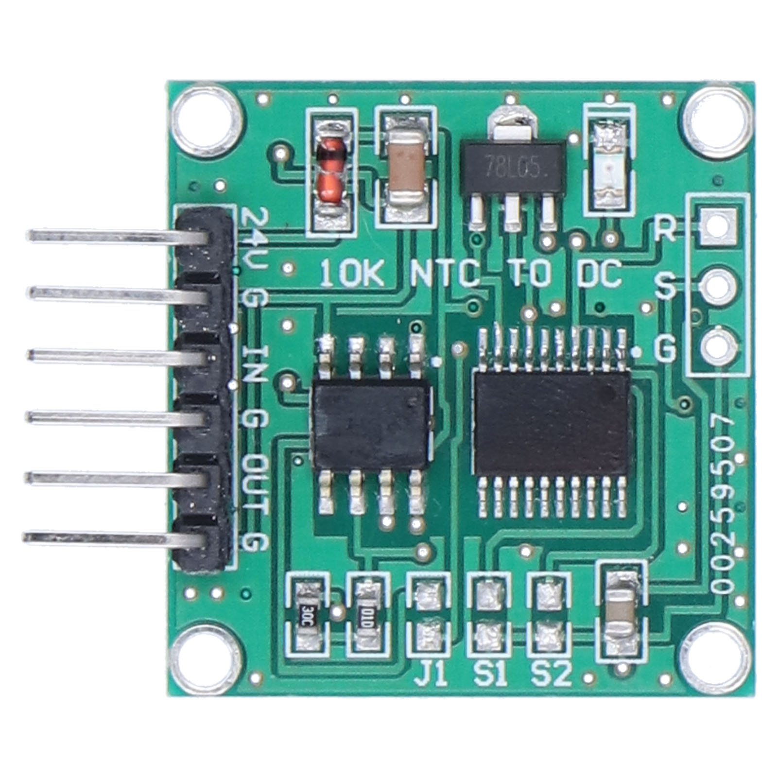 Ntc-spannungswandlermodul Mit Linearer Umwandlung Vom Thermistor Zum Spannungs-/temperaturtransmitter Zur Umwandlung