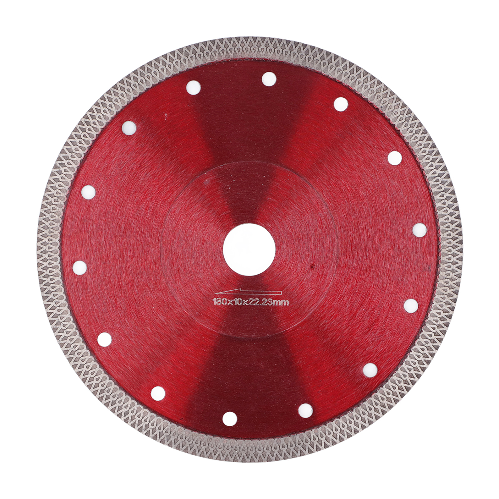 Ultradünnes Sägeblatt Aus Manganlegierungsstahl 65, Roter Diamant, Scharf Für Porzellan Und Granit, 18 Cm (7,1 Zoll)