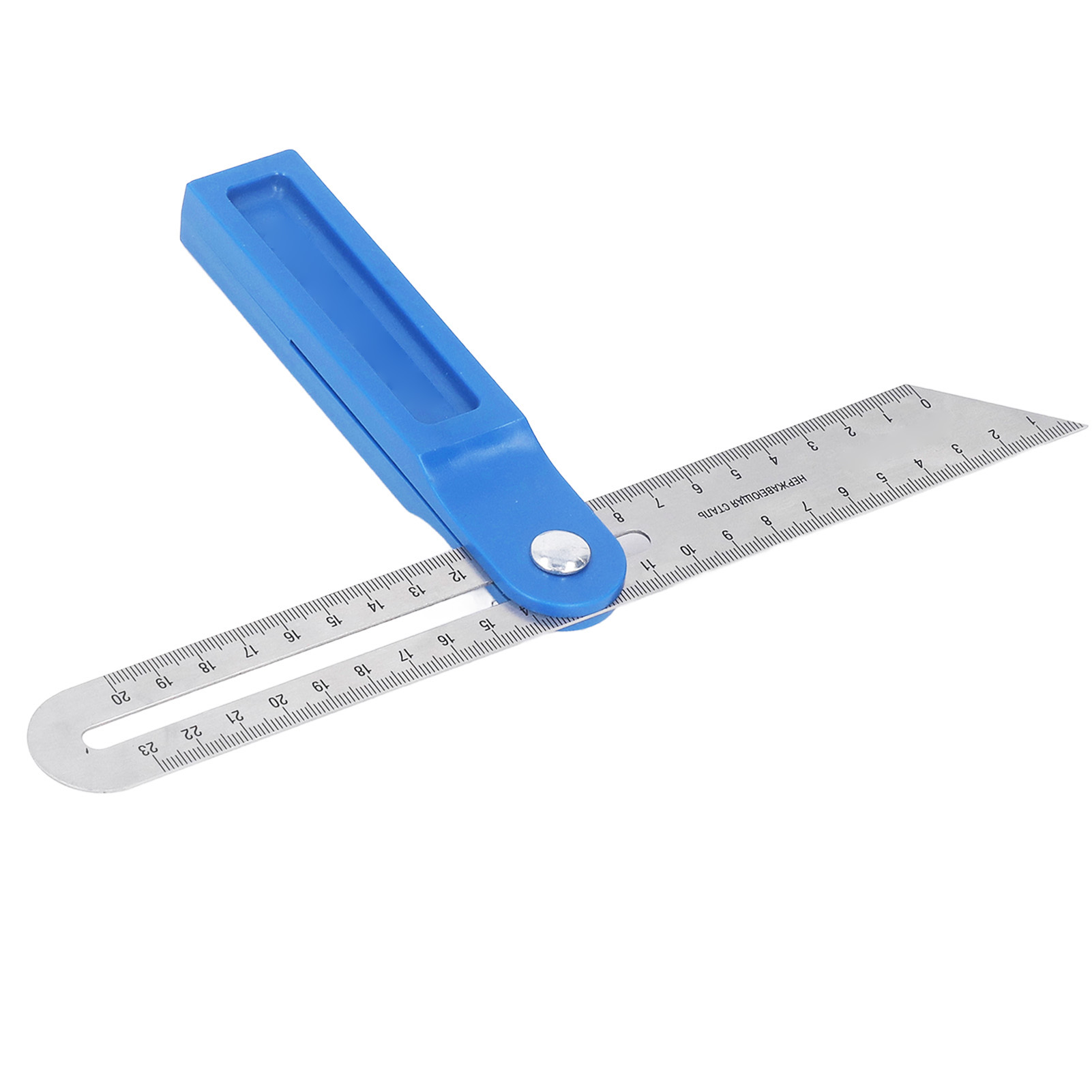 T-förmiger Winkelmesser Für Holzarbeiten, 360° Verstellbarer Winkelmesser, 30 Cm Verschiebbares Maßband