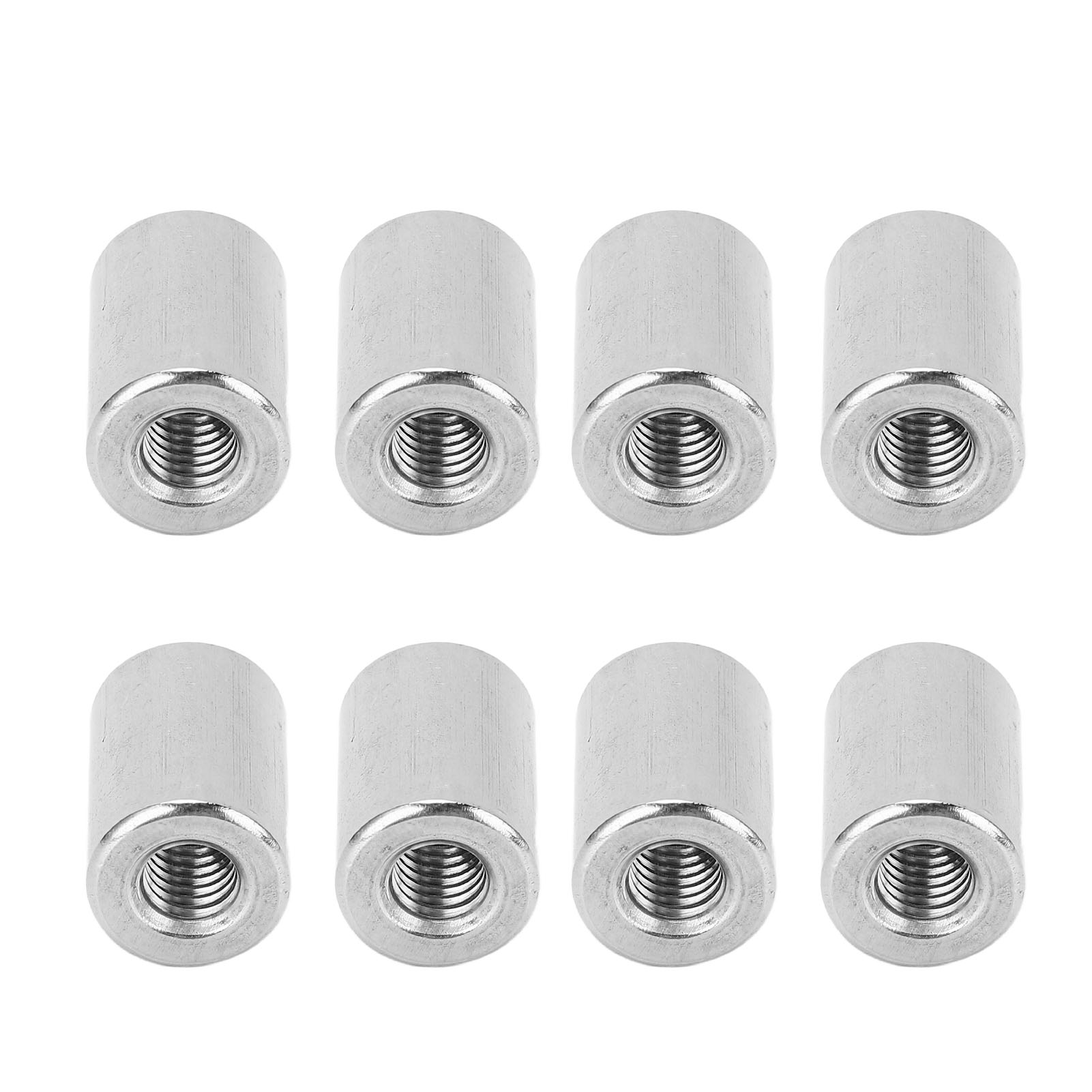 20 Verbindungsmuttern Für Rundstangen, Innengewinde M6x1,0, 12 X 17 Mm, Aus Edelstahl 304