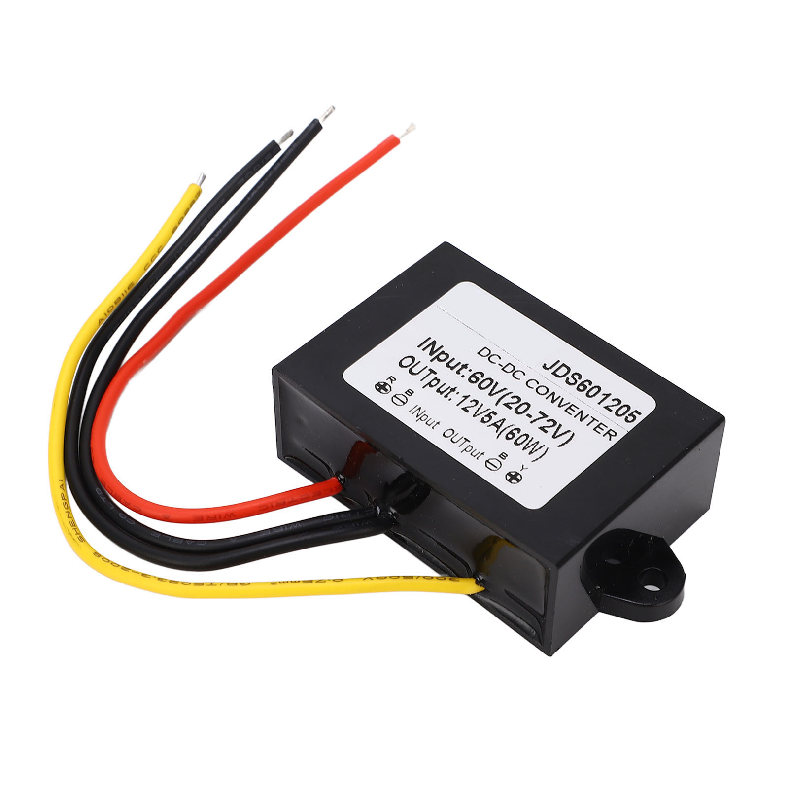 Einstellbarer Abwärtswandler (dc/dc) 60 V (20–72 V) Auf 12 V, 5 A, Polypropylengehäuse, Netzteil Aus Epoxidharz