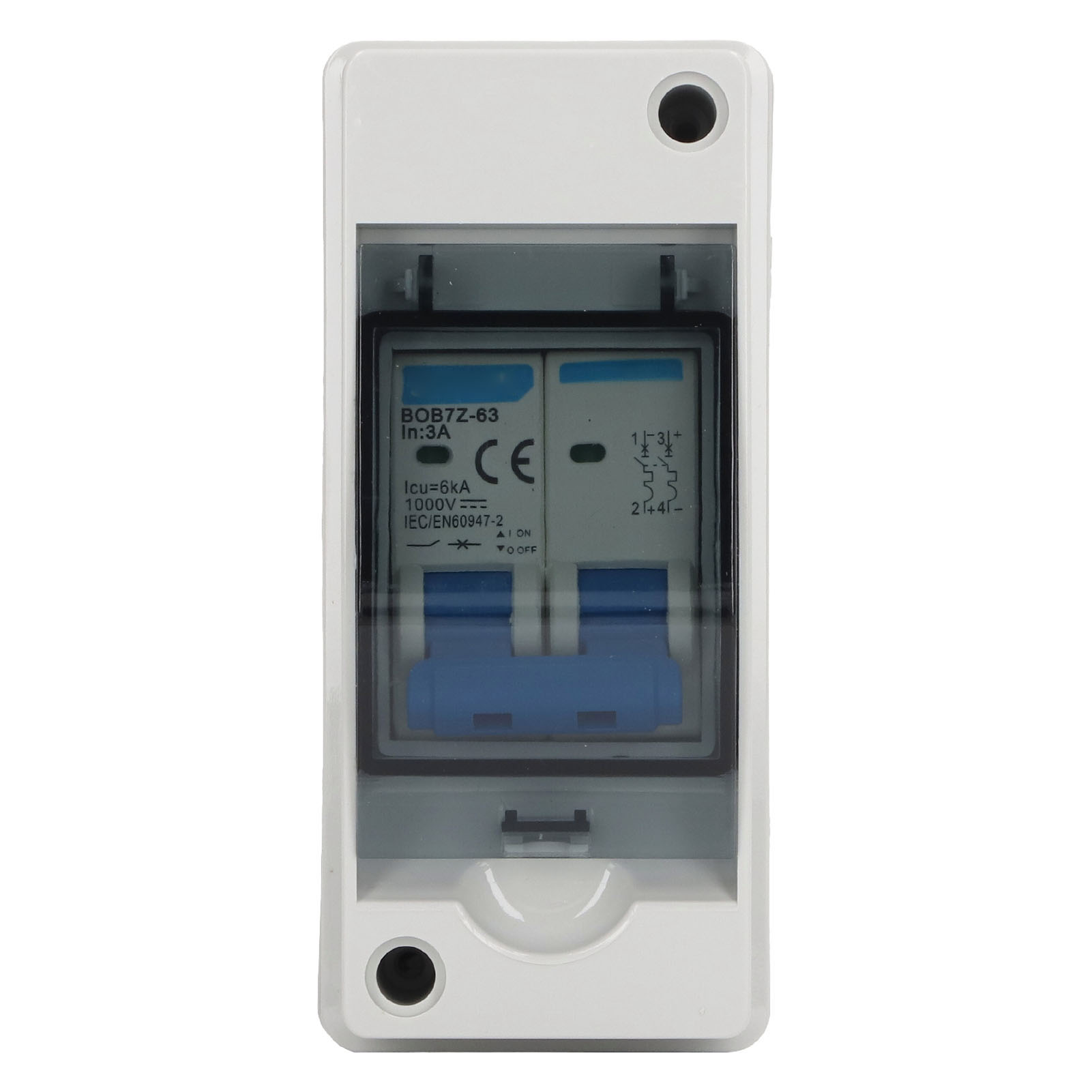 3a 1000v Dc Trennschalter, Miniatur-leistungsschalter, Ip65 Wasserdichter Verteilerkasten Für Photovoltaikanlage