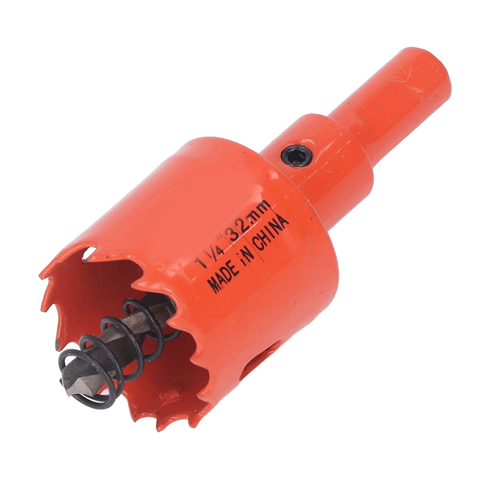Bimetall-hochleistungsschnellstahl-lochbohrer Mit Bohrfutter Für Holz Und Metall 1-1/4 Zoll (32 Mm)