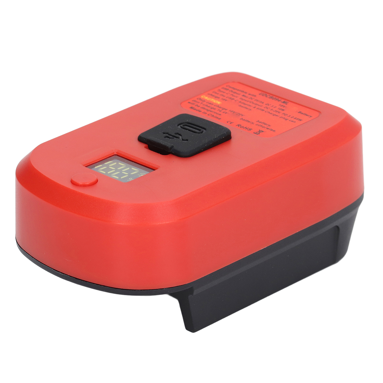 Akkuadapter Mit Leistungsanzeige, 18-v-lithium-akku-konverter Für Elektrowerkzeuge Auf Usb Typ C