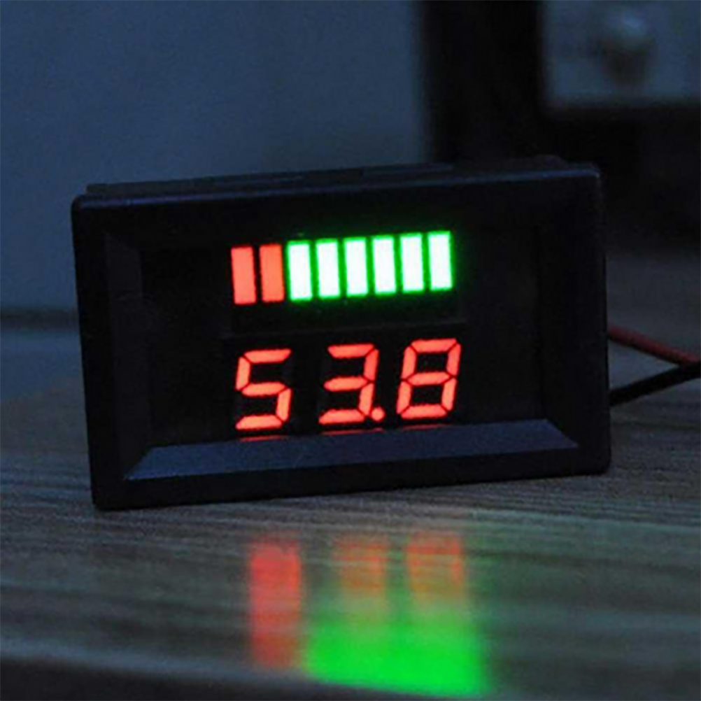 12v-60v Dc Batteriekapazitätsanzeige, Tankanzeige, Batteriekapazitätsmonitor, Voltmeter, Lithium-batterieanzeige
