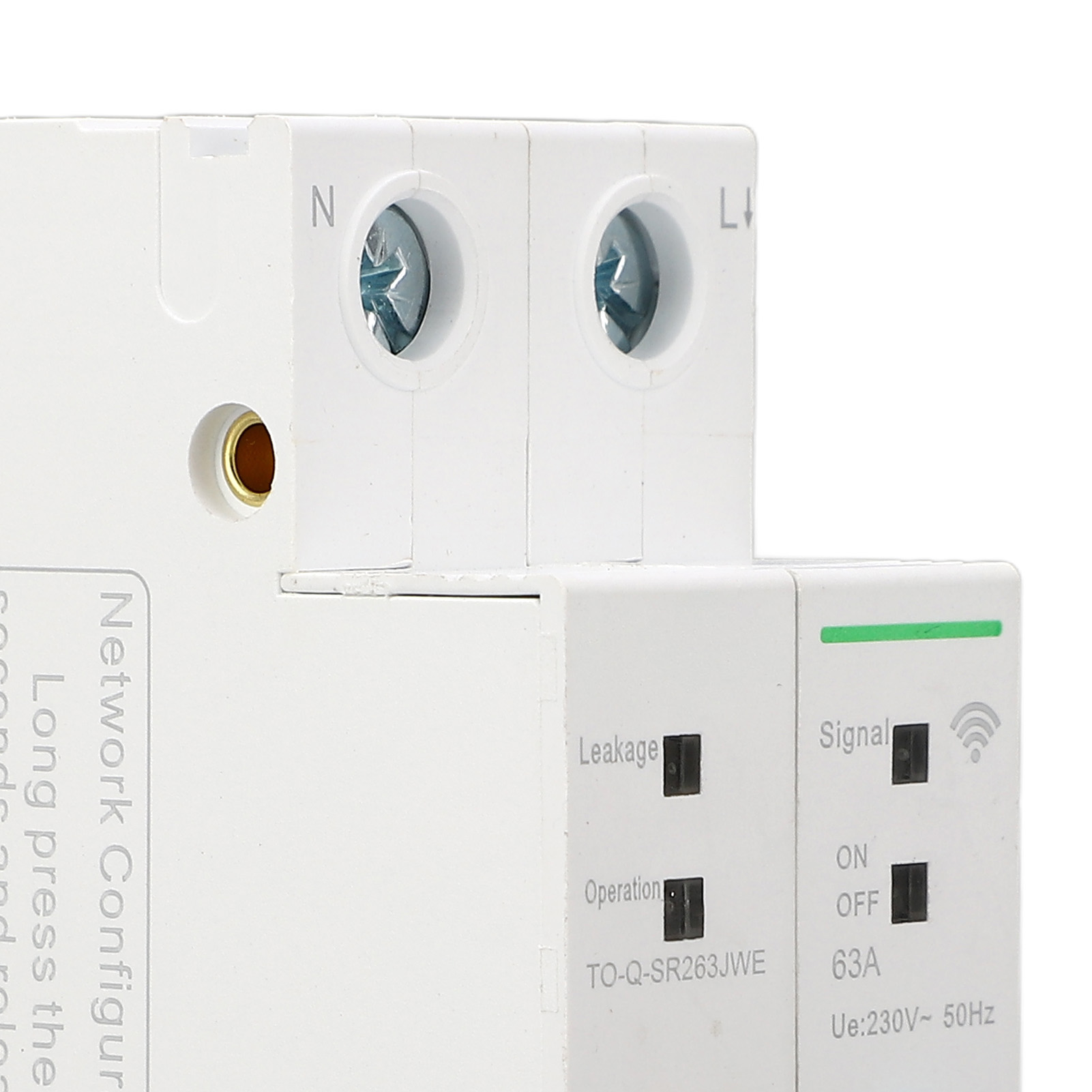 Wifi 2p 63a Ac 230v 30ma Leitungsschutzschalter Mit Fehlerstromschutz, Zeitverzögerung Und Fernbedienung.