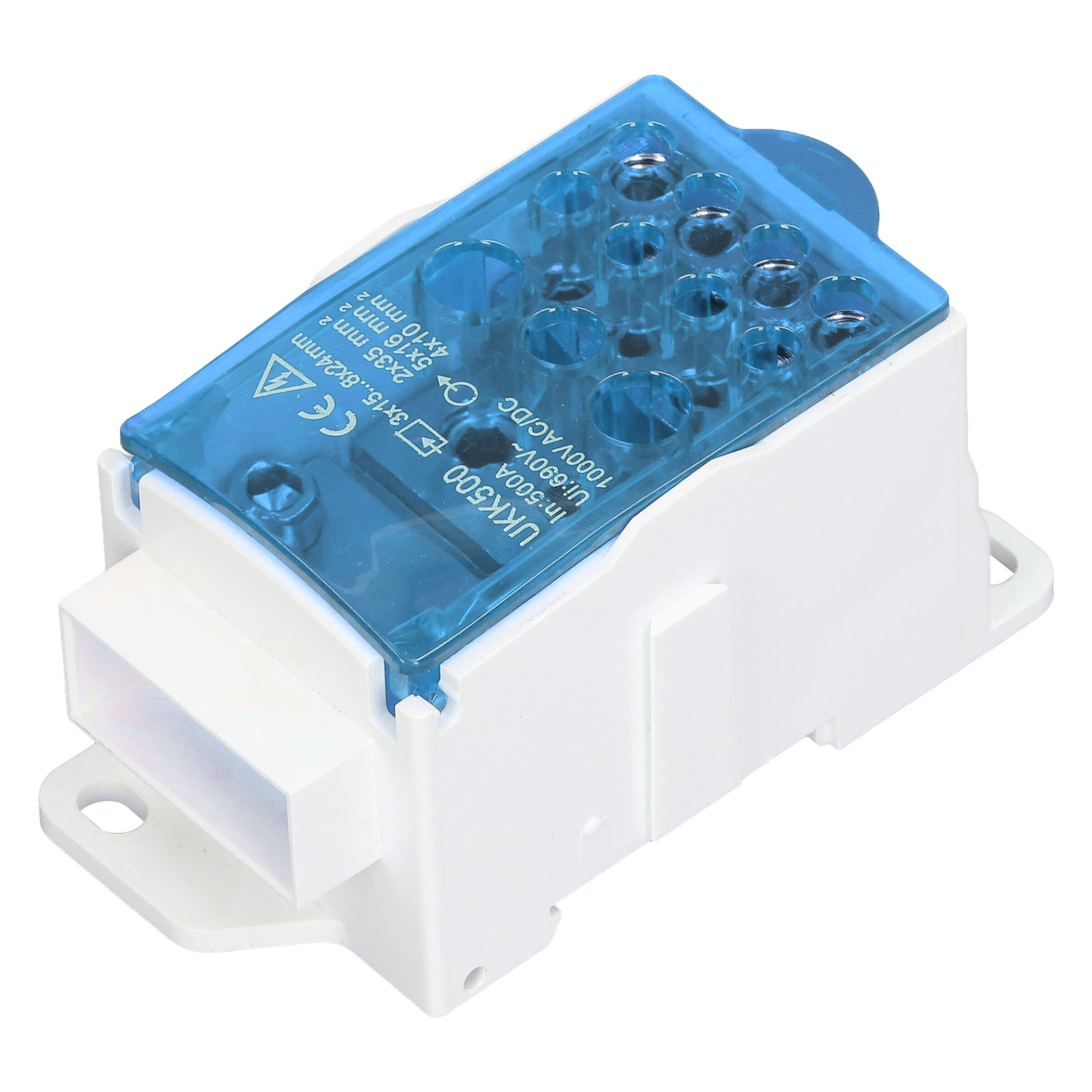 Ukk500 C45 690v 500a Einpoliger Klemmenblock-anschlusskasten Für Bahnstromversorgung, Blau