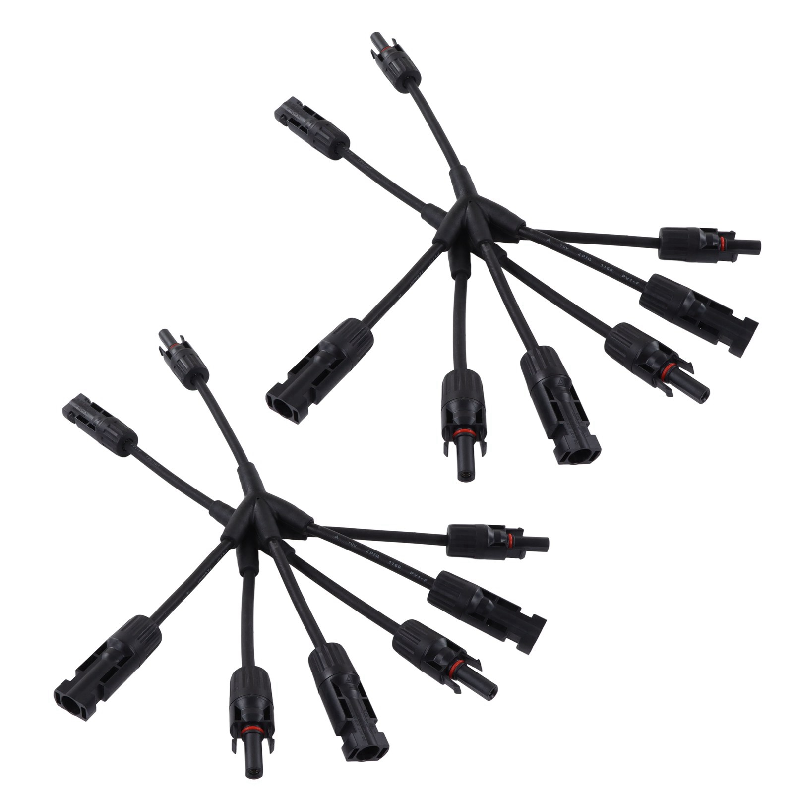 2 Parallele, Y-förmige Photovoltaikkabel Mit Stecker Und Buchse, Ip67, 1000 V Dc, Pv Lty3