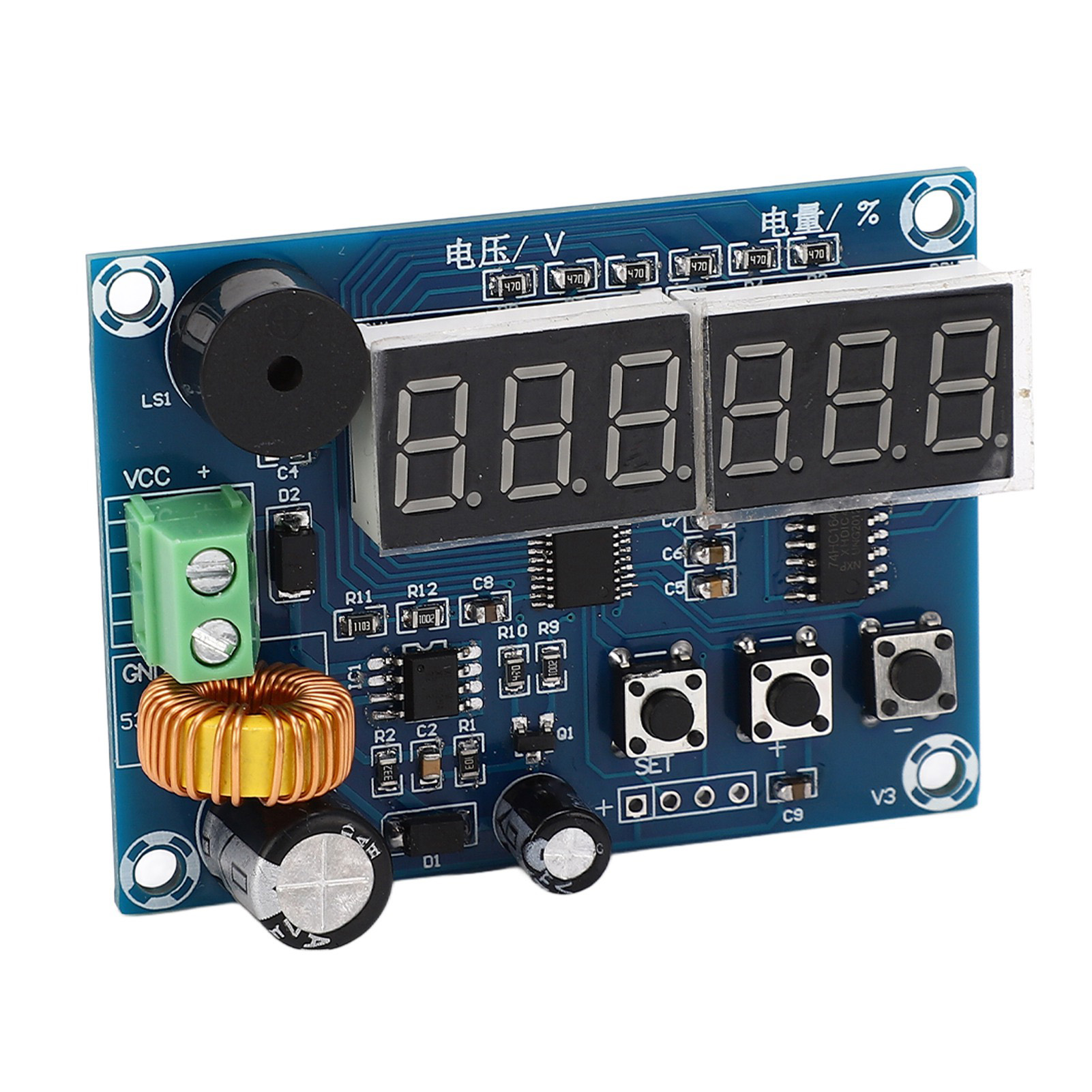 Programmierbares Leistungsanzeigemodul Mit Anzeige Des Verbleibenden Gleichspannungsanteils (7–80 V)