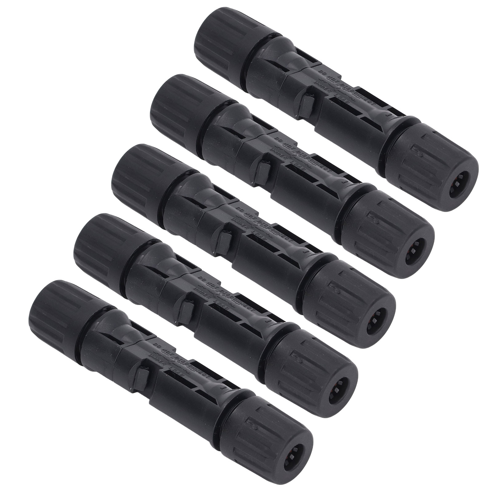 Packung Mit 5 Ip67 Wasserdichten Steckern Und Buchsen Für Photovoltaik-modulkabel, Hochspannung 1000 V, 30 A.