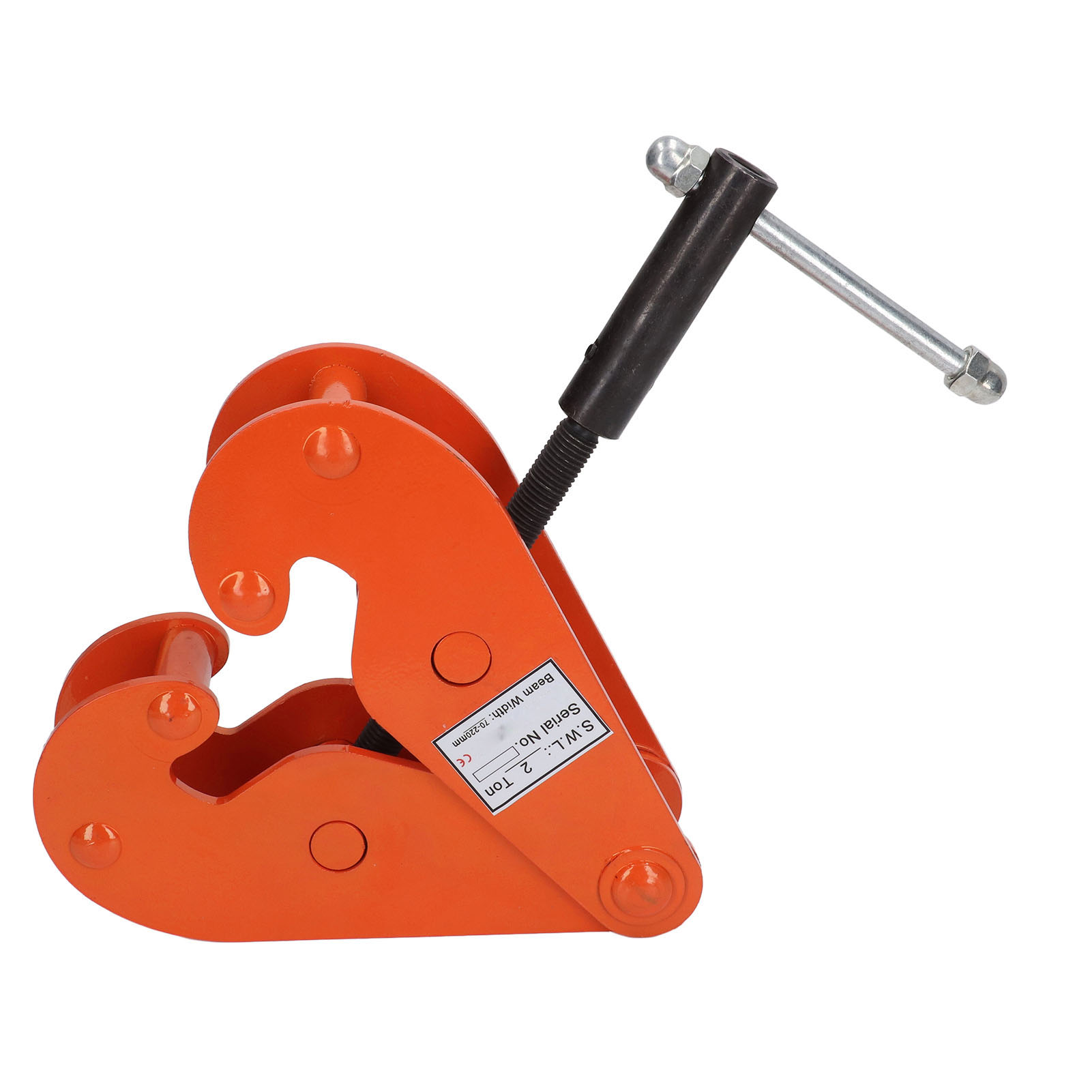 Hochleistungsfähige Vertikale Hebeklemme Aus Legiertem Stahl, Tragfähigkeit 2t 4400lbs, Für Träger, Ideal Für Fabriken, Bergwerke Und Autobahnen.