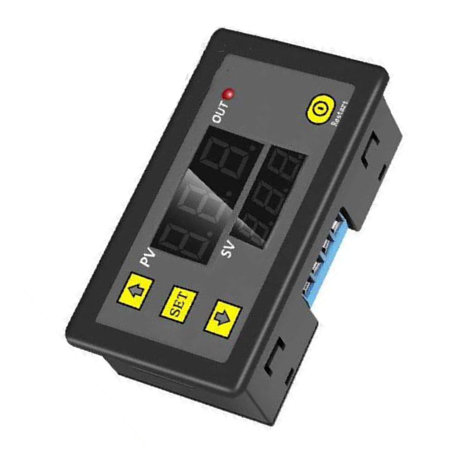 12-v-dc-zeitverzögerungsrelaismodul, Zwei Digitale Anzeigen, Zeitschaltuhr, Voltmeter, 20 A