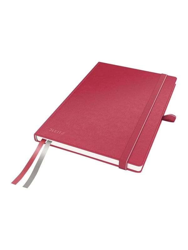 Leitz Complete Notizbuch A5 liniert mit festem Einband Rot