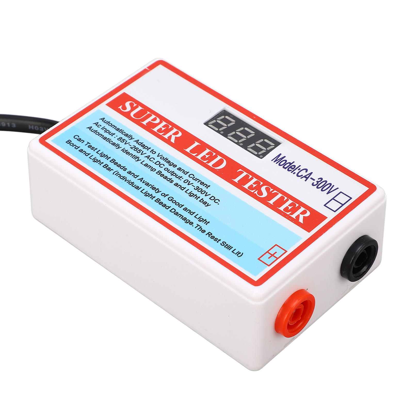 Hochleistungs-led-testbox Für Tv-bildschirmhintergrundbeleuchtung Mit Schalter, 85–265 V, 18 W, Eu-stecker