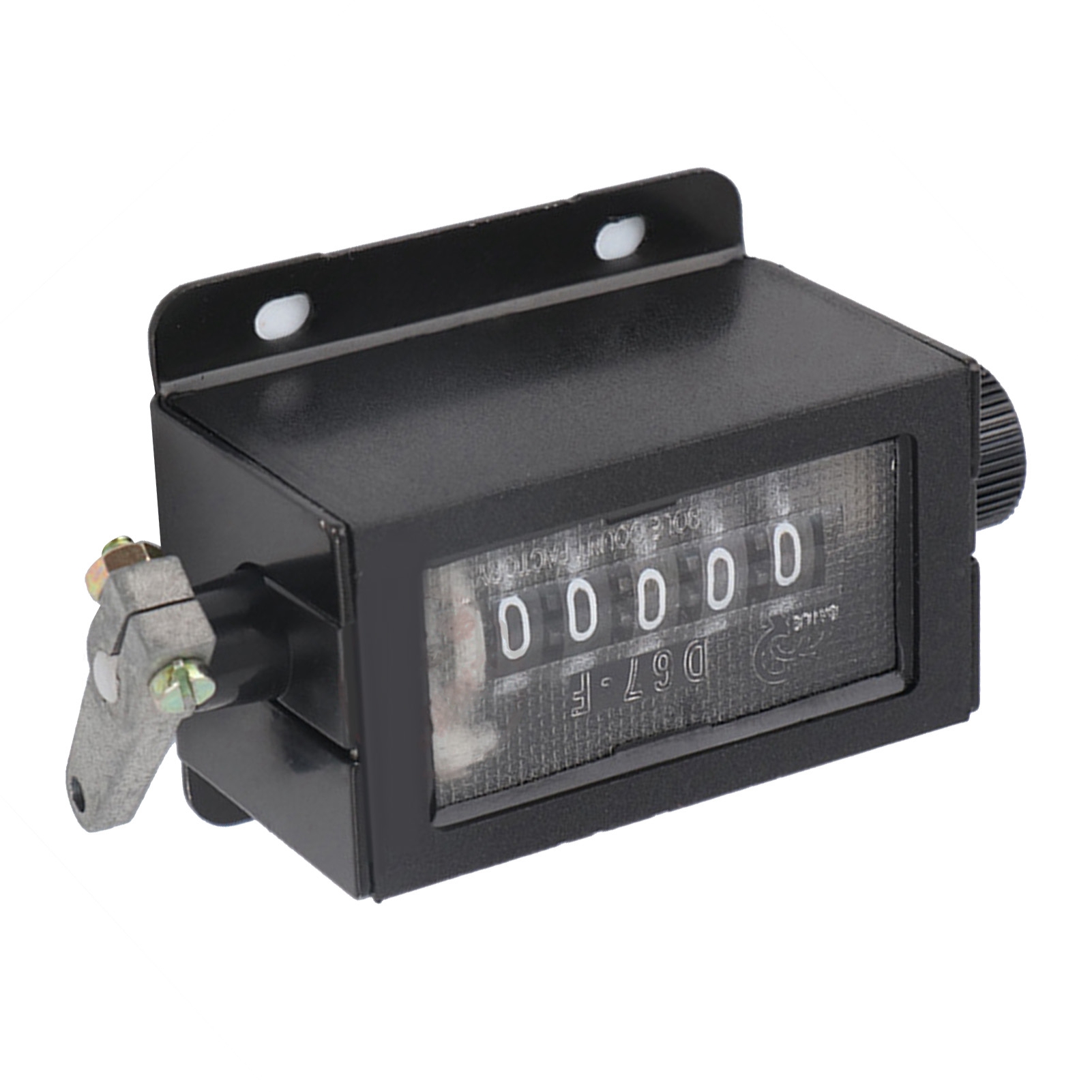 Mechanischer 5-stelliger Zähler, Manueller Klick, Rückstellbar, Mit Feder, Für Eine Anzahl Von Zügen Von 0 Bis 99.999.