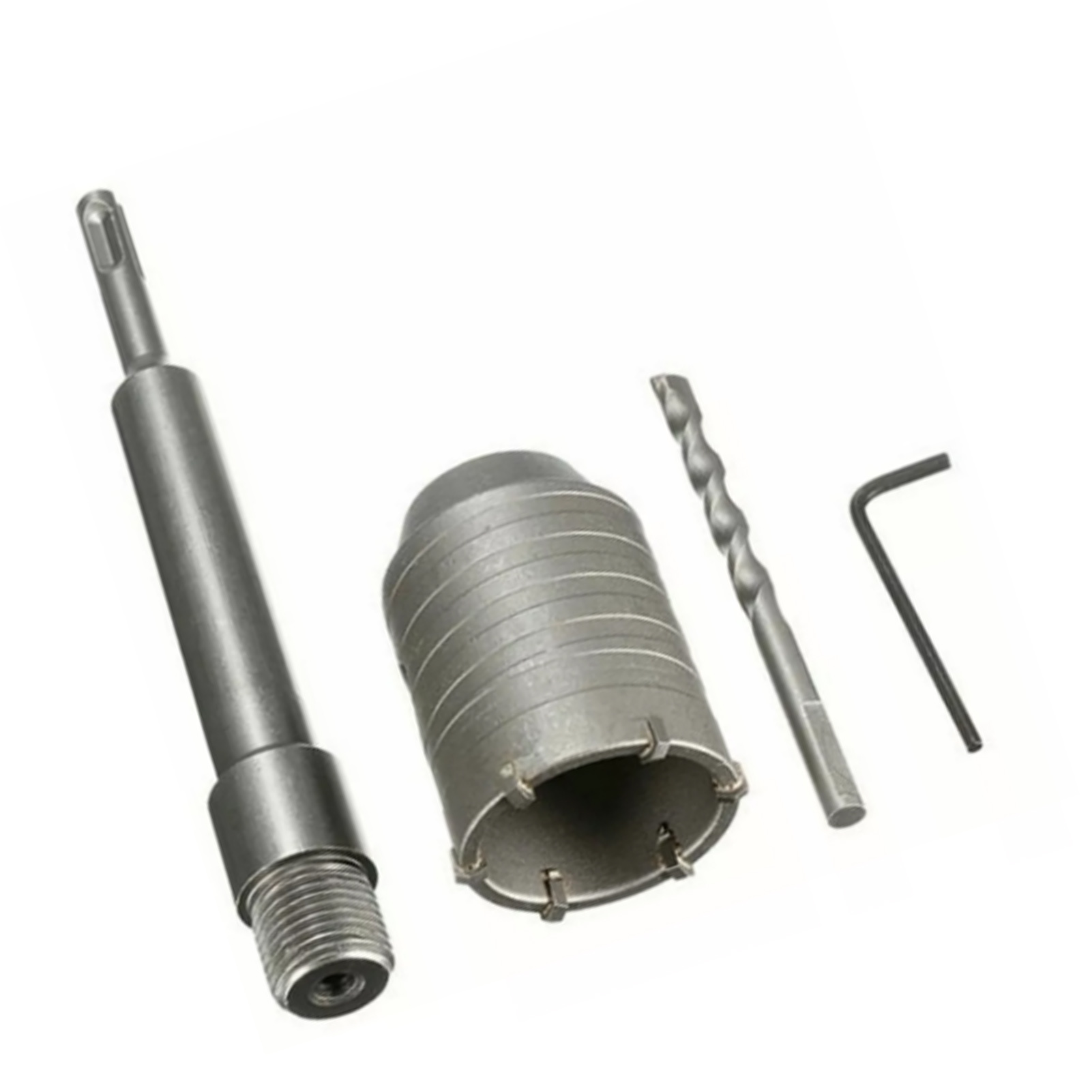 200-mm-wandbohrer Mit Verbindungsstange Und Hartmetallbohrer Für Die Klimaanlageninstallation