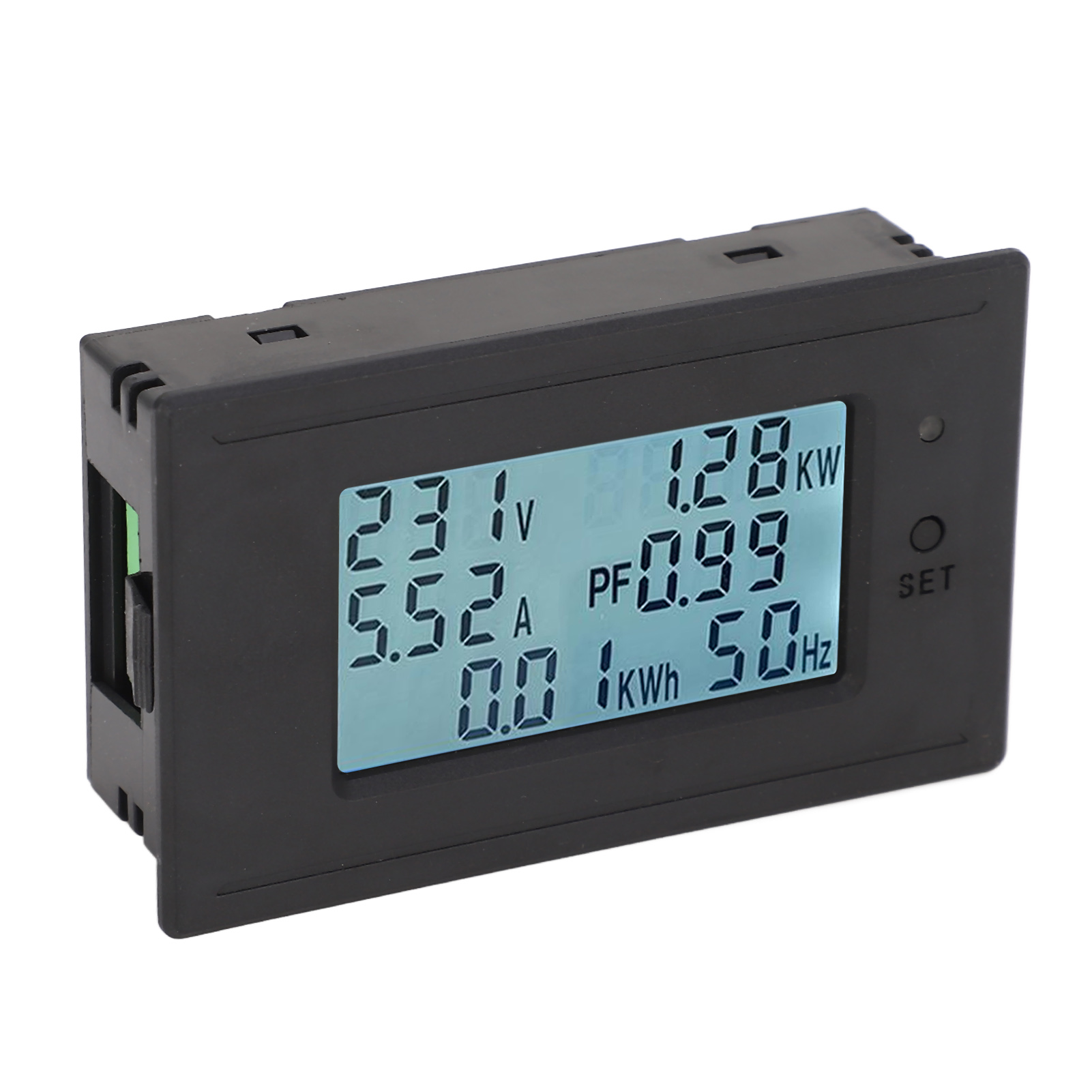 Batteriekapazitätsanzeige, Strom-, Spannungs- Und Temperaturanzeige, Hintergrundbeleuchtetes Lcd-display, 6–200 V Dc Batteriedruckanzeige