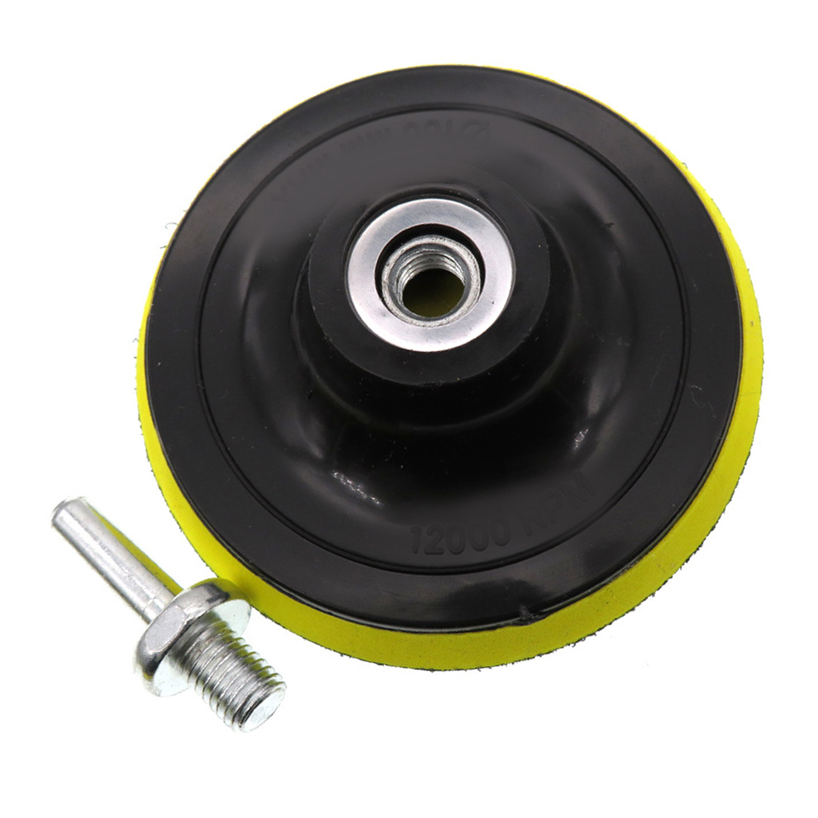 Set Aus 7 Wollpolierpads Mit Bohrmaschinenadapter, Selbstklebendem Schwamm Und M10 (5 Zoll) Gewinde, Für Die Autopolitur.