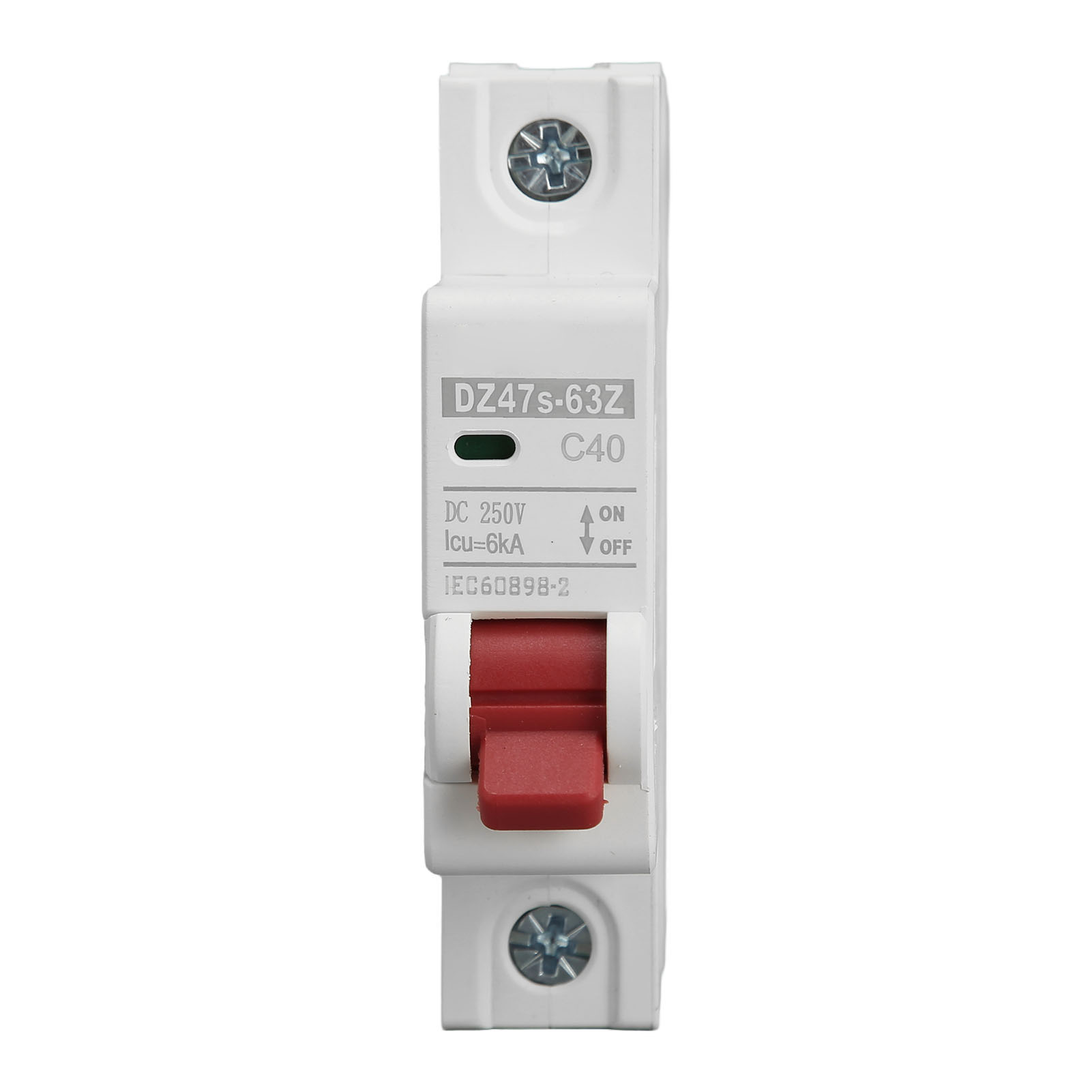 Einphasen-leistungsschalter 250 V Dc, 40 A, Din-schienenmontage, 6000 A Schaltleistung