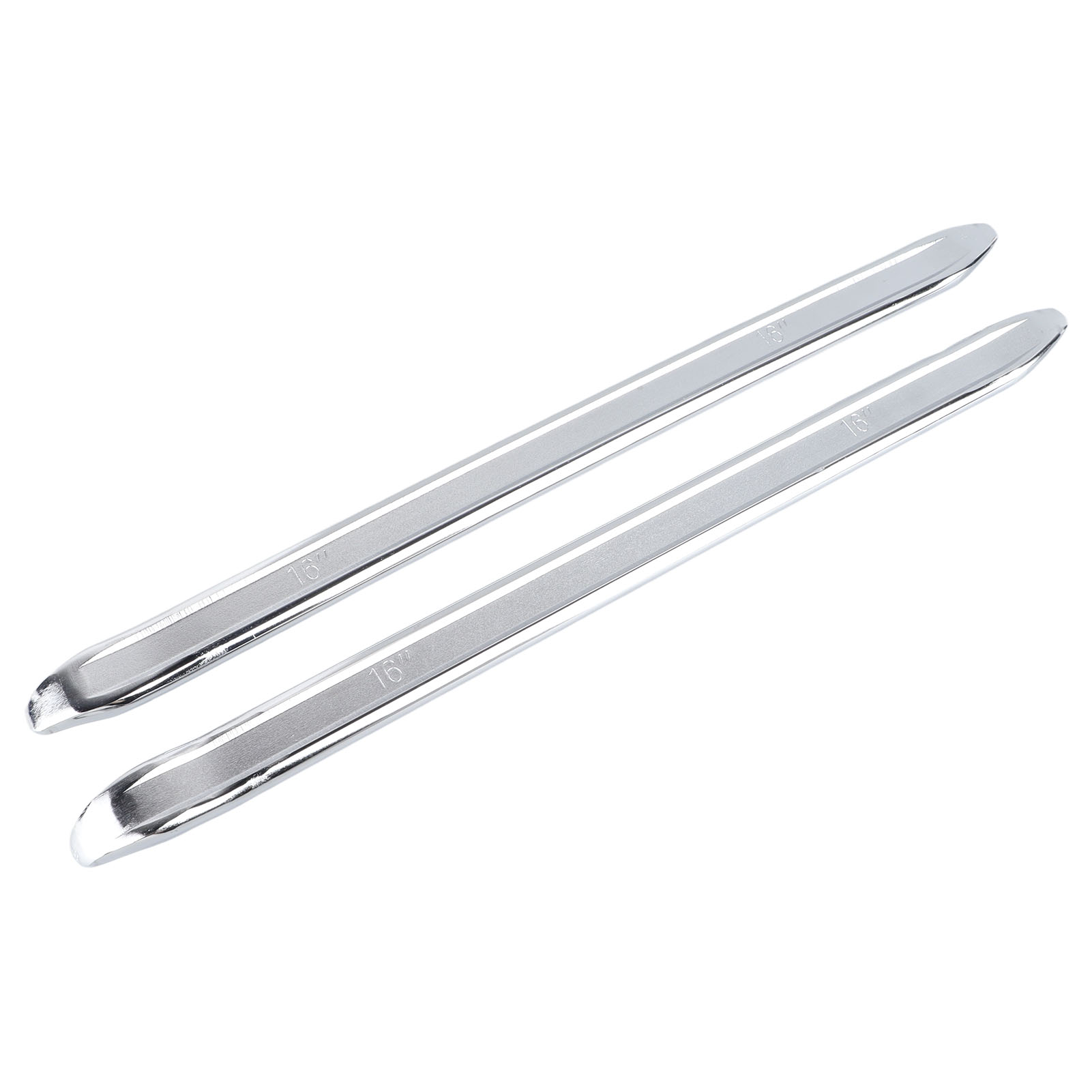 Set Aus 2 Reifenhebern Aus Kohlenstoffstahl Mit Kappe, Müheloses Werkzeug Zur Reifenreparatur, 40 Cm (16 Zoll).