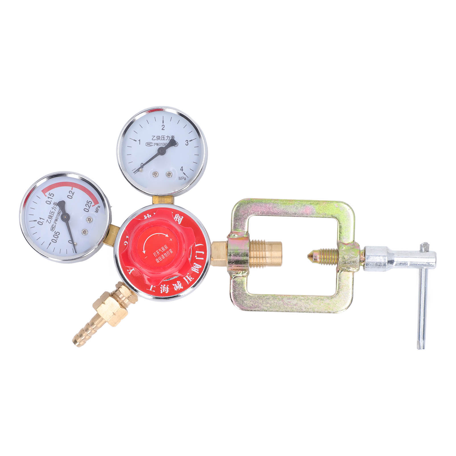 Acetylen-druckregler-set, Messing-manometer, Flammenrückschlagsicherung, Acetylen-druckregler