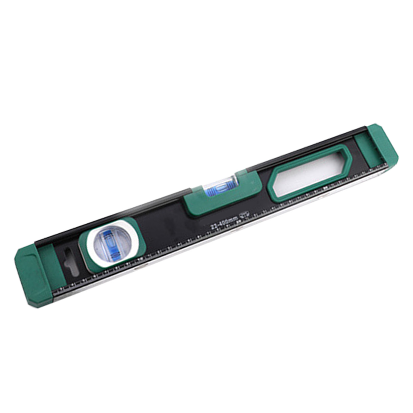 Horizontale Magnetische Wasserwaage Aus Aluminiumlegierung Mit Skala, Tragbares Messinstrument 400 Mm / 15,7 Zoll
