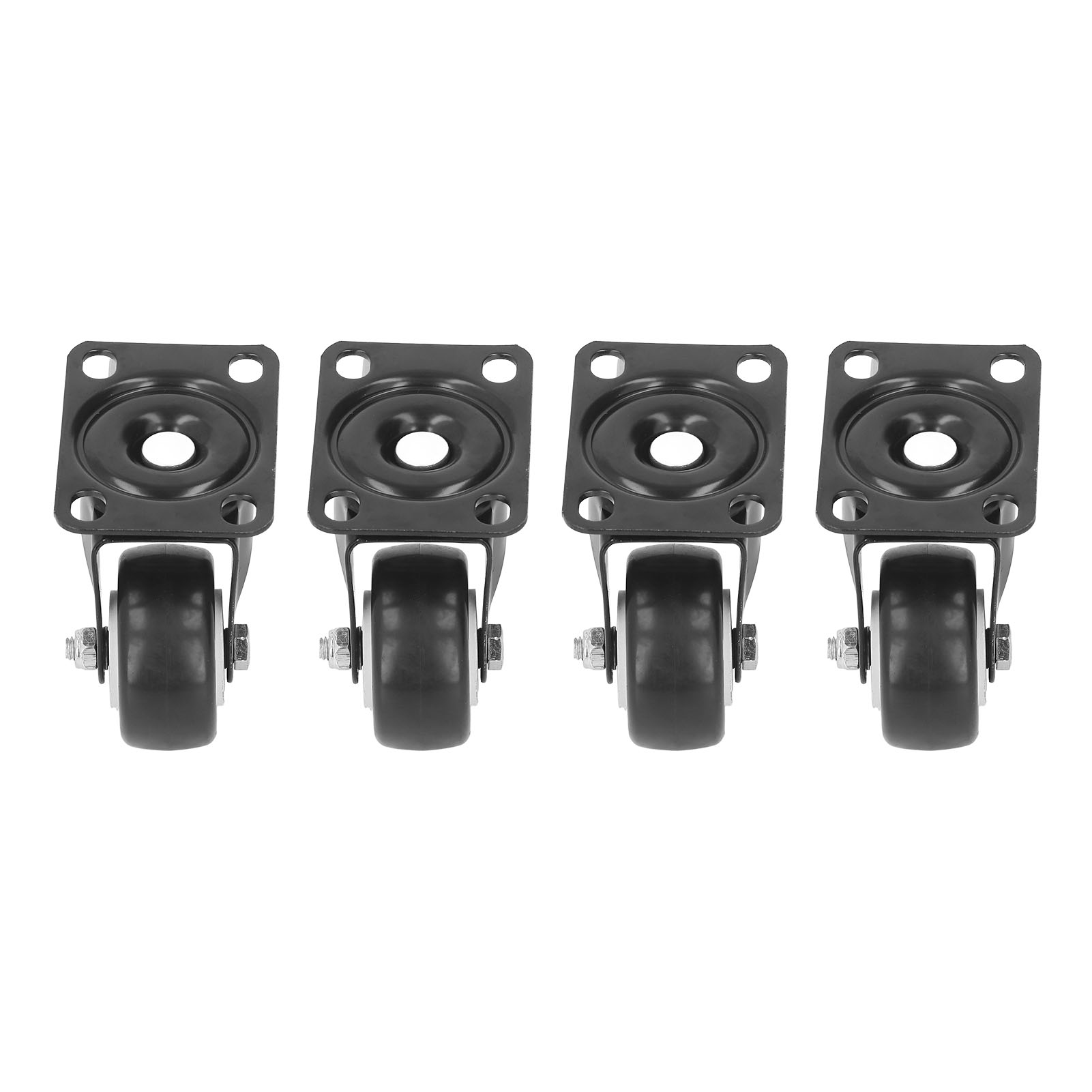 Set Aus 4 Universalrollen Aus Verschleißfestem Pvc, Langlebig Und Sehr Robust, Für Mehr Zeitersparnis Und Längere Lebensdauer.