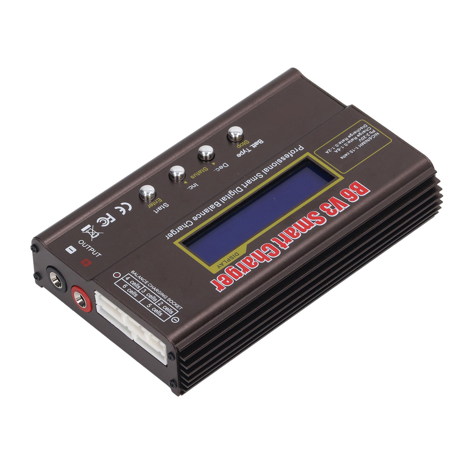 Intelligentes Balance-ladegerät Für 2s- Bis 6s-lipo-akkus Mit Automatischer Erkennung, Serielle Ladeplatine Für 100–240 V Wechselstrom