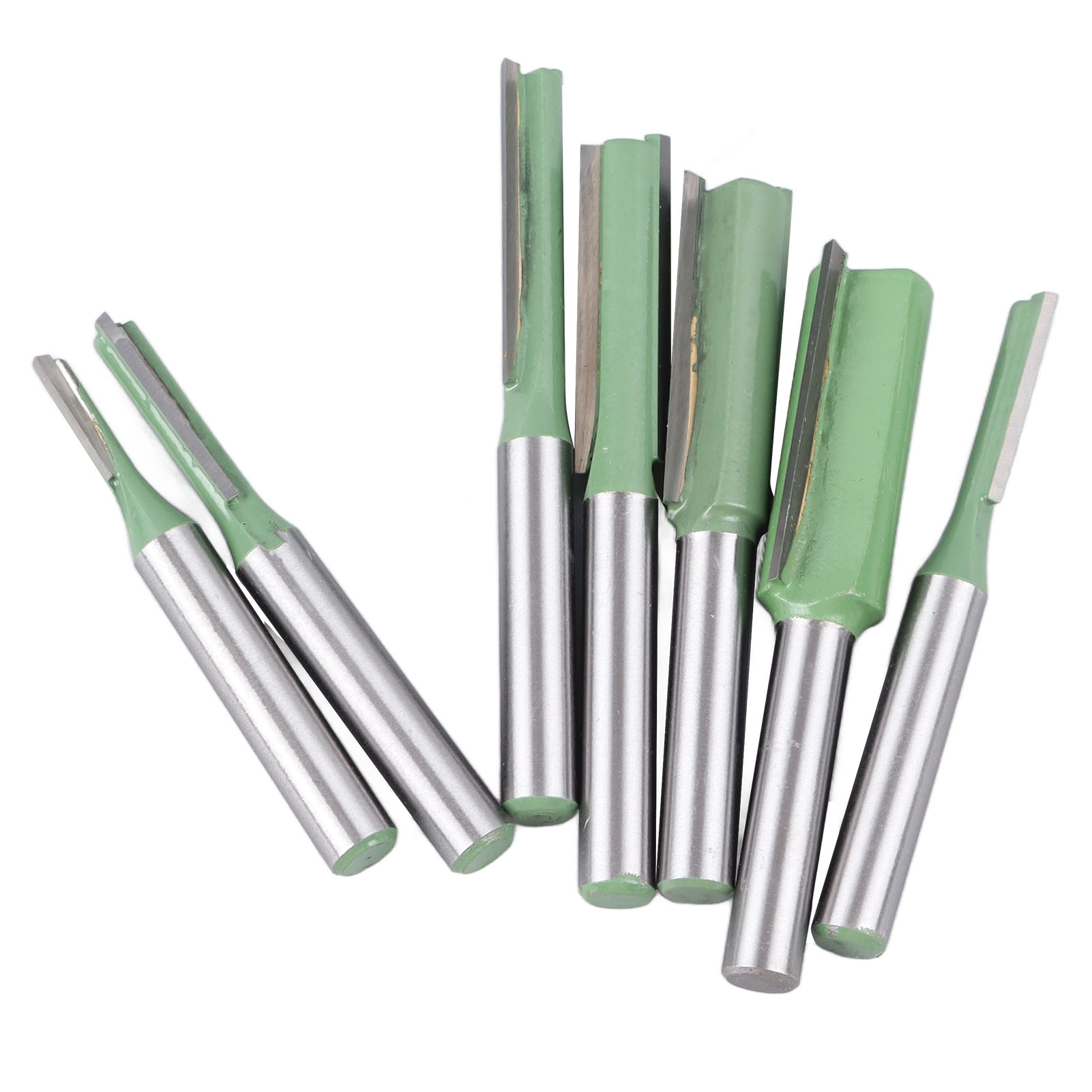 Set Mit 7 Bündigen Fräsern Für Die Holzbearbeitung, Mit 1/4-zoll-schaft.