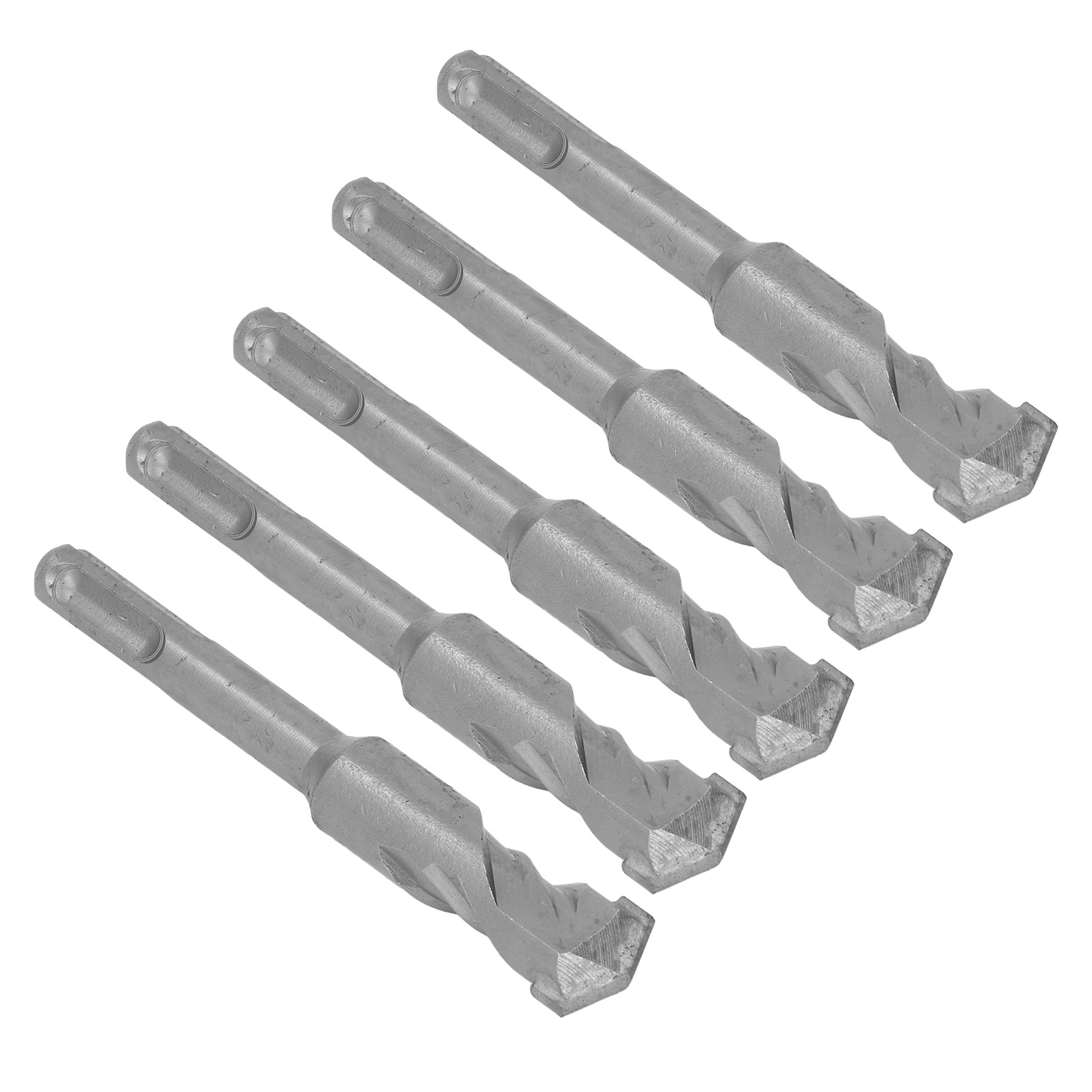 Satz Von 5 Hartmetall-schlagbohrern, 2 Schneiden, Für Ziegel Und Stein, 110 Mm (18 Mm / 0,71 Zoll) Öffnungsdurchmesser.