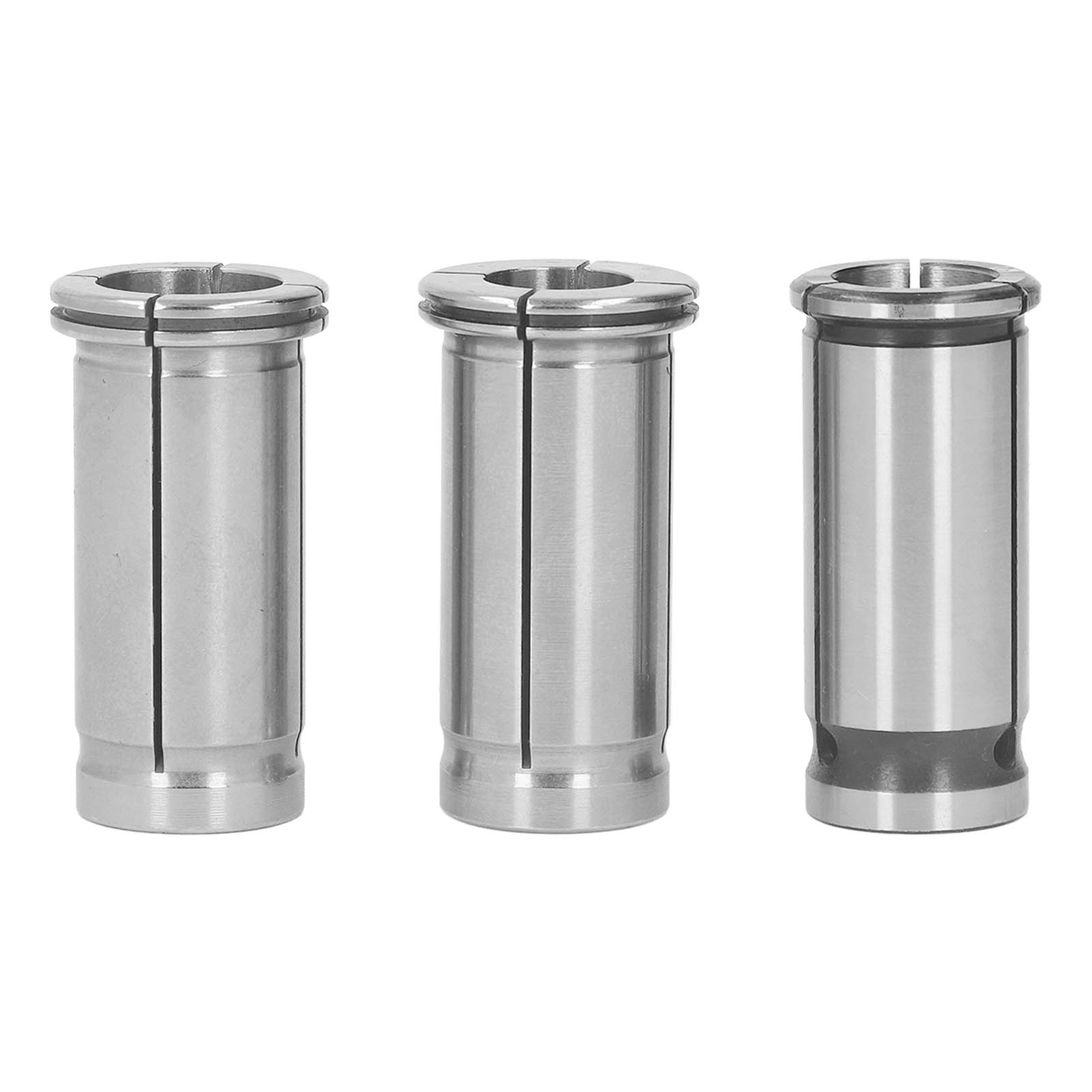 Satz Von 3 Spannzangen Aus C25-hochkohlenstoffstahl, 16 Mm, 18 Mm Und 20 Mm, Mit Geradem Schaft, Zum Bohren Und Gravieren.