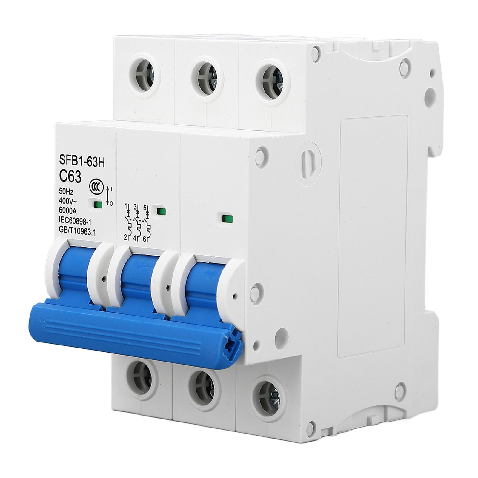 Mcb 3p Ac 400v Leitungsschutzschalter, 6 Ka Schutzschalter Für Die Sicherheit Im Haushalt