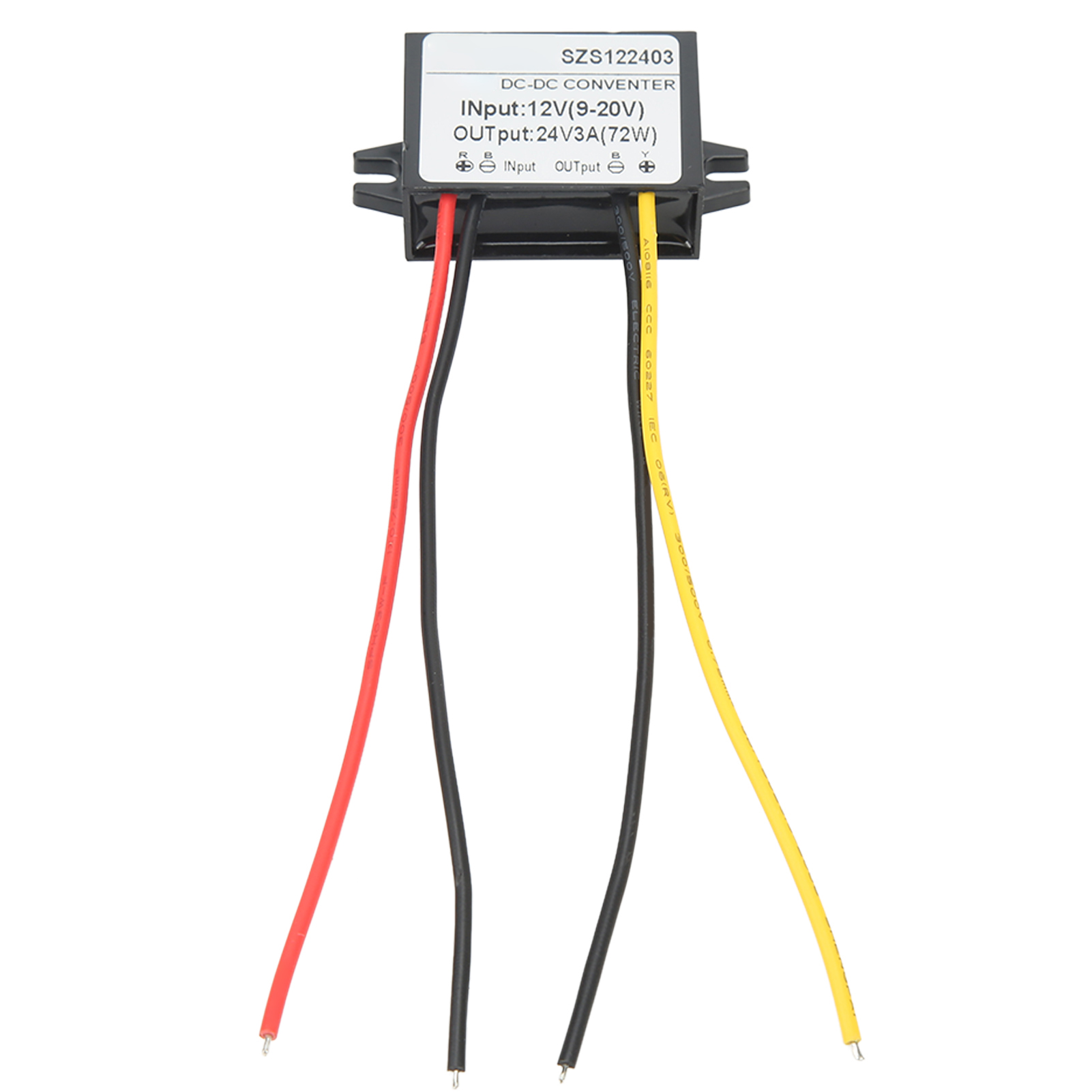 12v/dc 9-20v Auf 24v 3a Aufwärts-spannungswandler, Wasserdicht Und Ultradünn, Für Elektrische Geräte